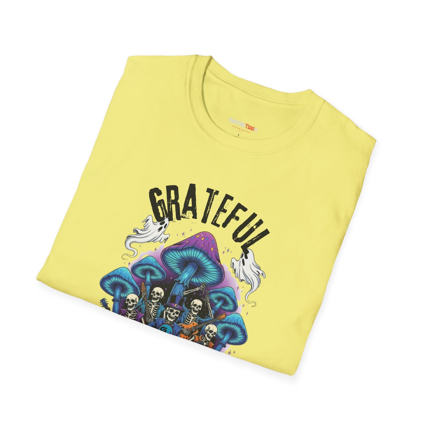 Grateful Dead Inspired Unisex T-Shirt, Softstyle Tee for Music Lovers, Psychedelic Shirt, Festival Apparel, Unique Gift Idea