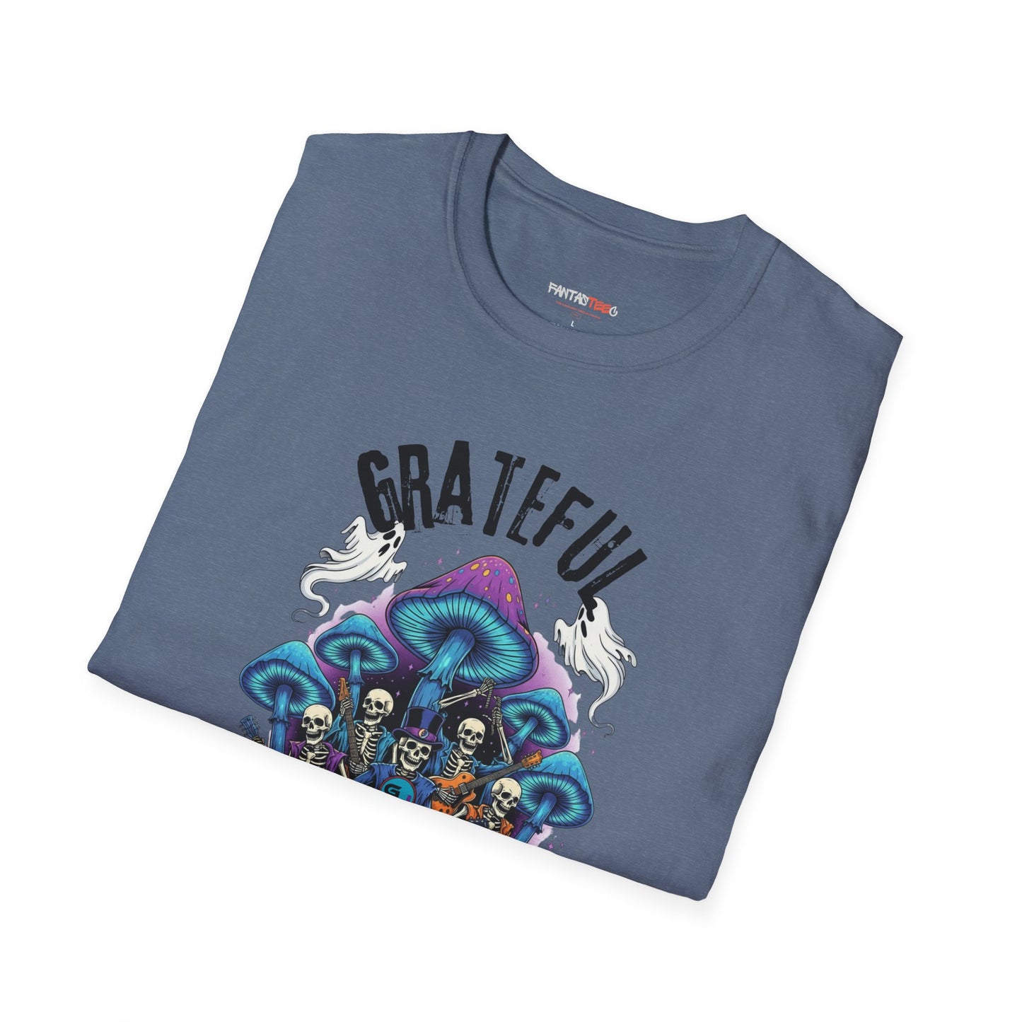 Grateful Dead Inspired Unisex T-Shirt, Softstyle Tee for Music Lovers, Psychedelic Shirt, Festival Apparel, Unique Gift Idea