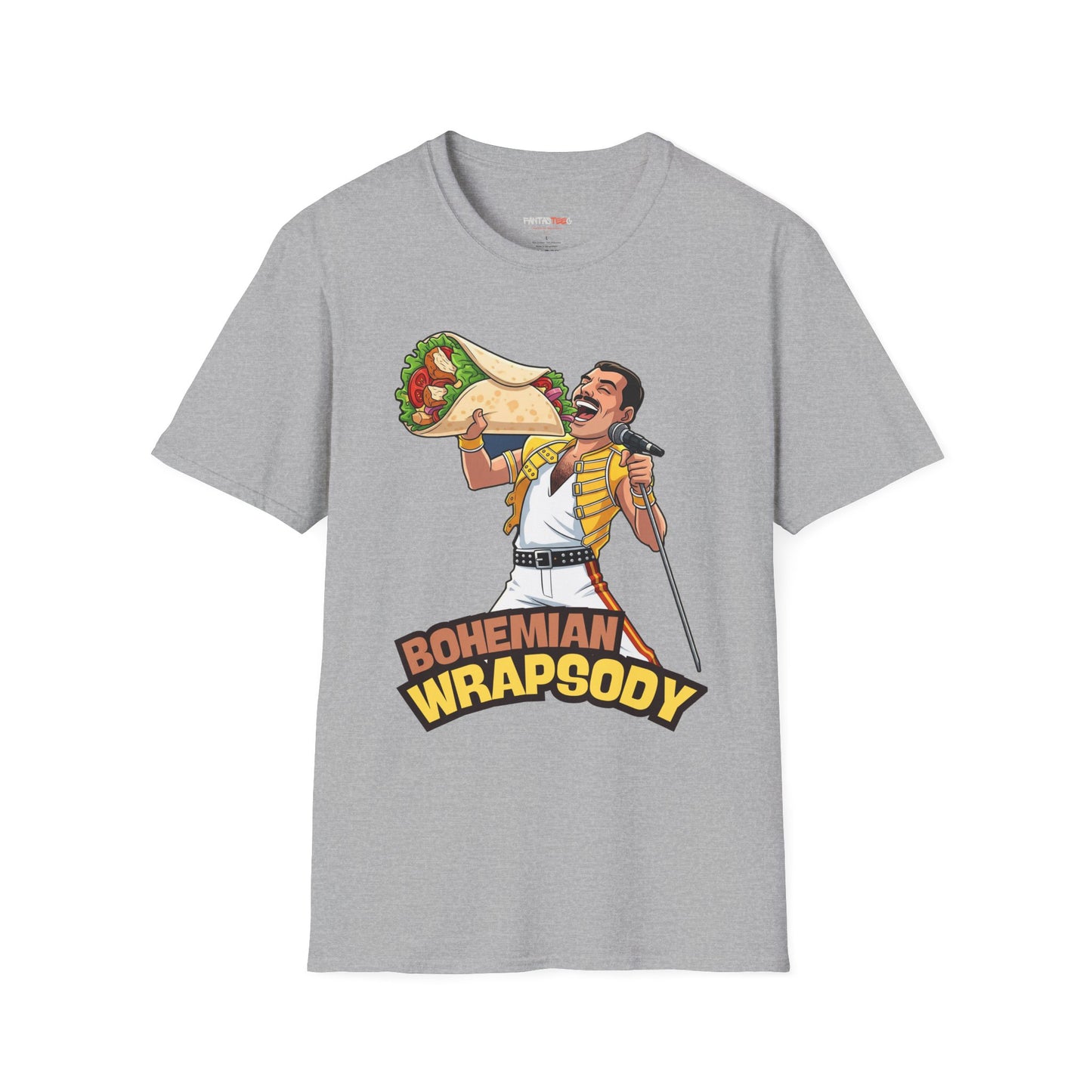 Bohemian Wrapsody T-Shirt, Funny Music Tee, Unisex Graphic Shirt, Perfect Gift for Concerts, Festivals, and Casual Wear