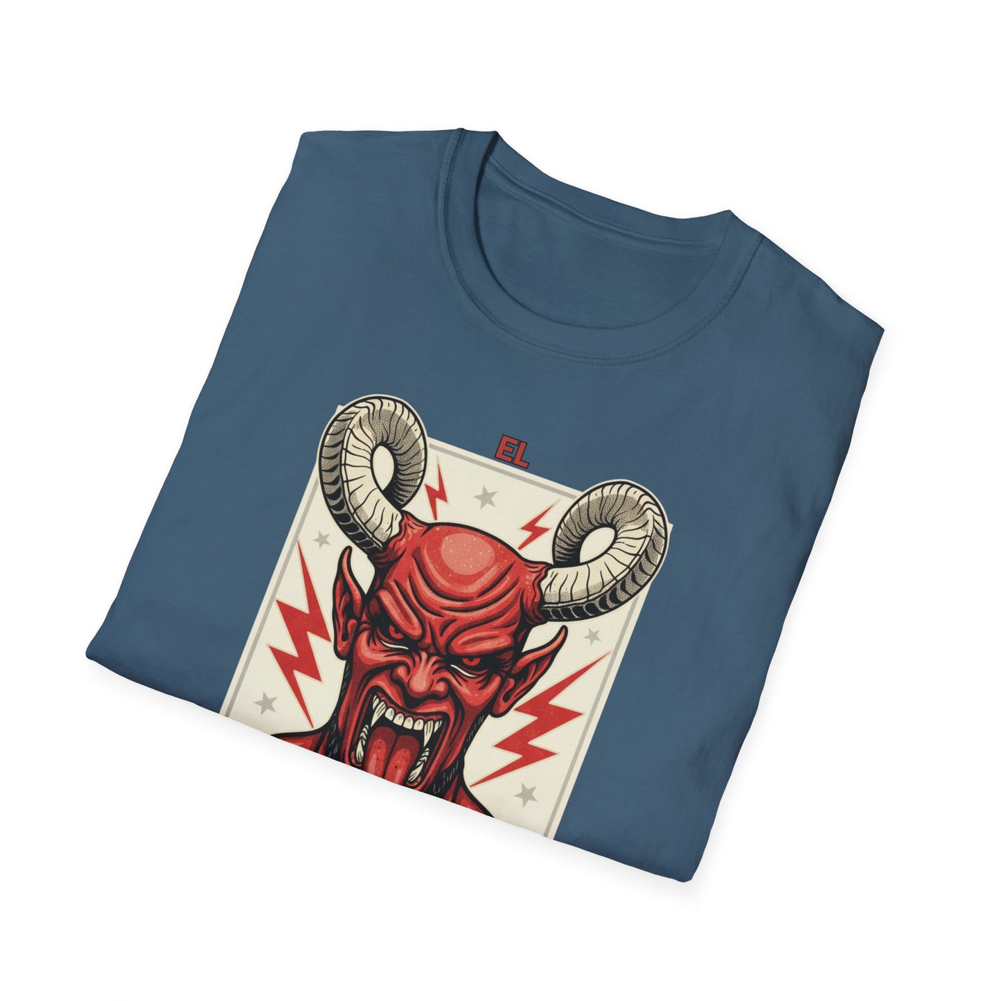 Diablo Graphic T-Shirt - Unisex Softstyle Tee for Music Lovers, Halloween Costume, Unique Gift, Vintage Style, Casual Wear