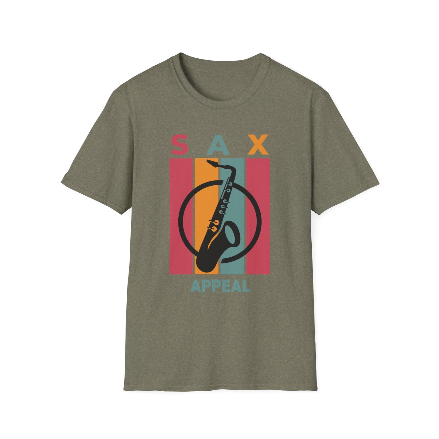 Unisex Sax Appeal T-Shirt - Soft and Stylish, Perfect for Music Lovers, Casual Outfits, Concerts, Gifts for Musicians, Relaxed Fit Tee