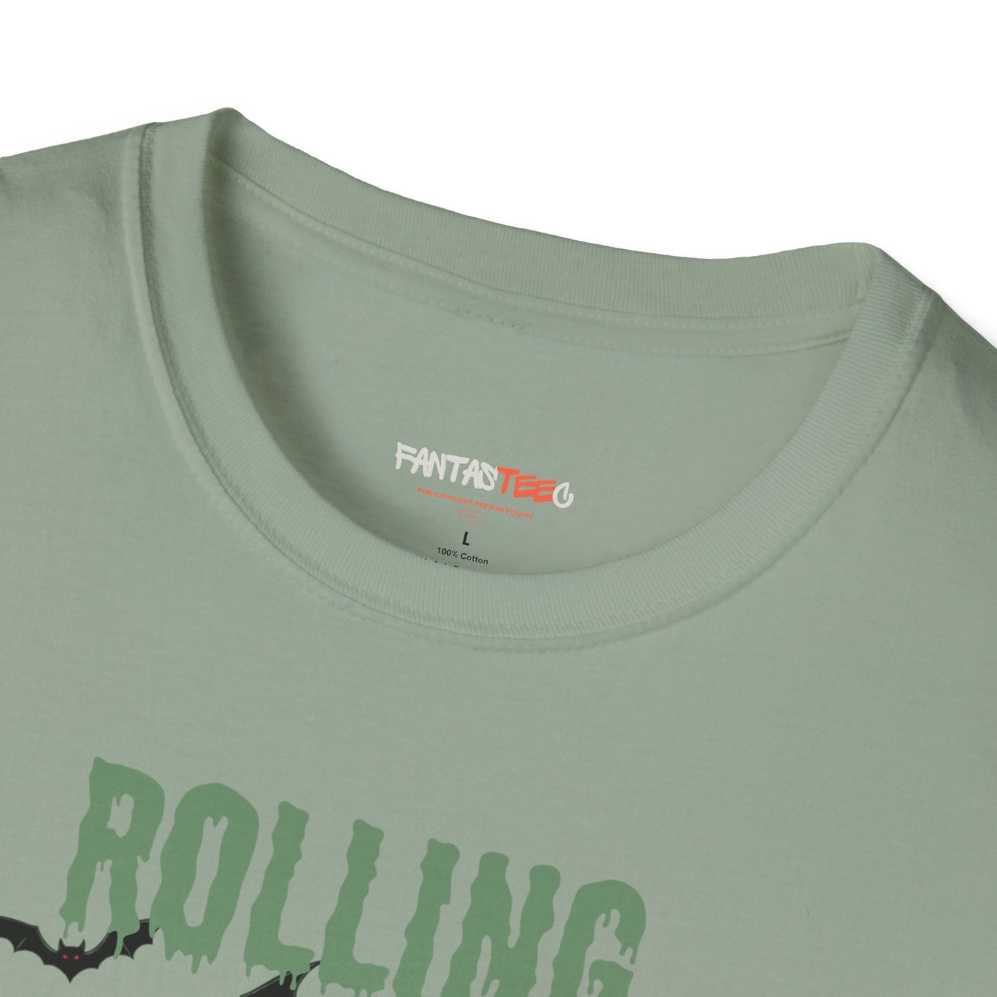 Rolling Bones Halloween Unisex softstyle T-Shirt