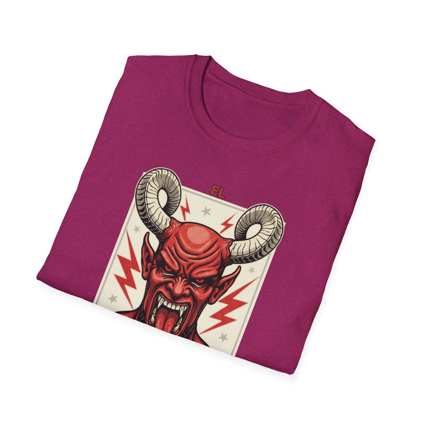Diablo Graphic T-Shirt - Unisex Softstyle Tee for Music Lovers, Halloween Costume, Unique Gift, Vintage Style, Casual Wear
