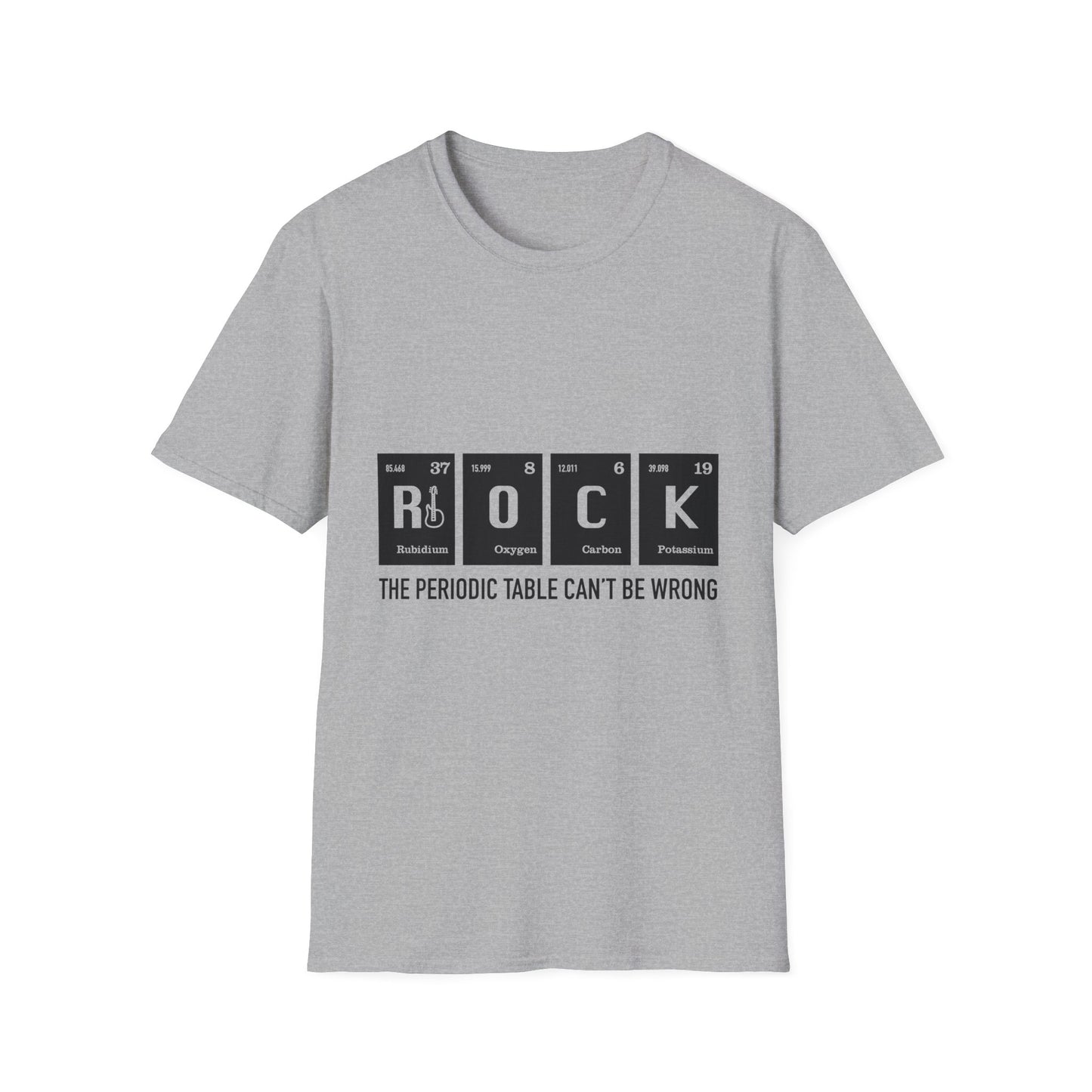 Rock n' Science Unisex, Funny Chemistry T-Shirt