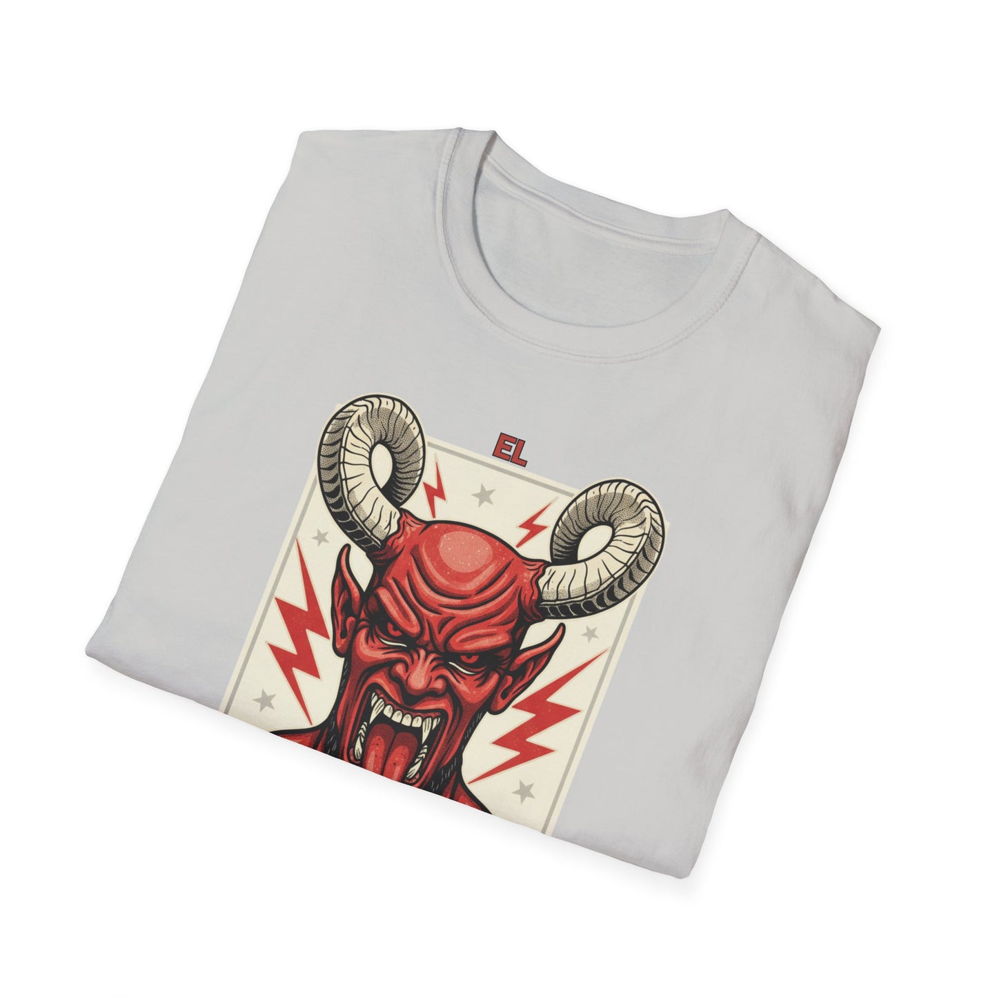 Diablo Graphic T-Shirt - Unisex Softstyle Tee for Music Lovers, Halloween Costume, Unique Gift, Vintage Style, Casual Wear