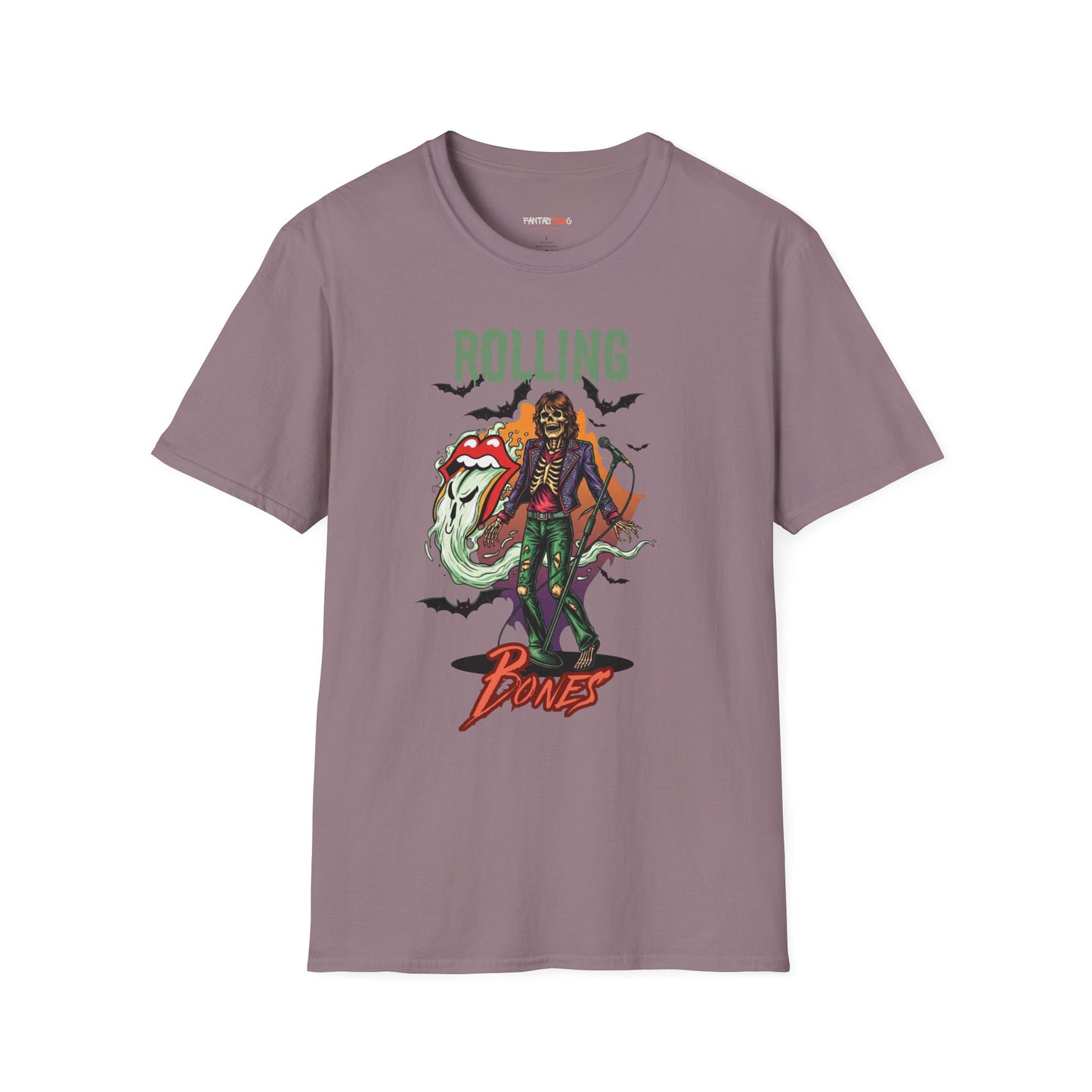 Rolling Bones Halloween Unisex softstyle T-Shirt