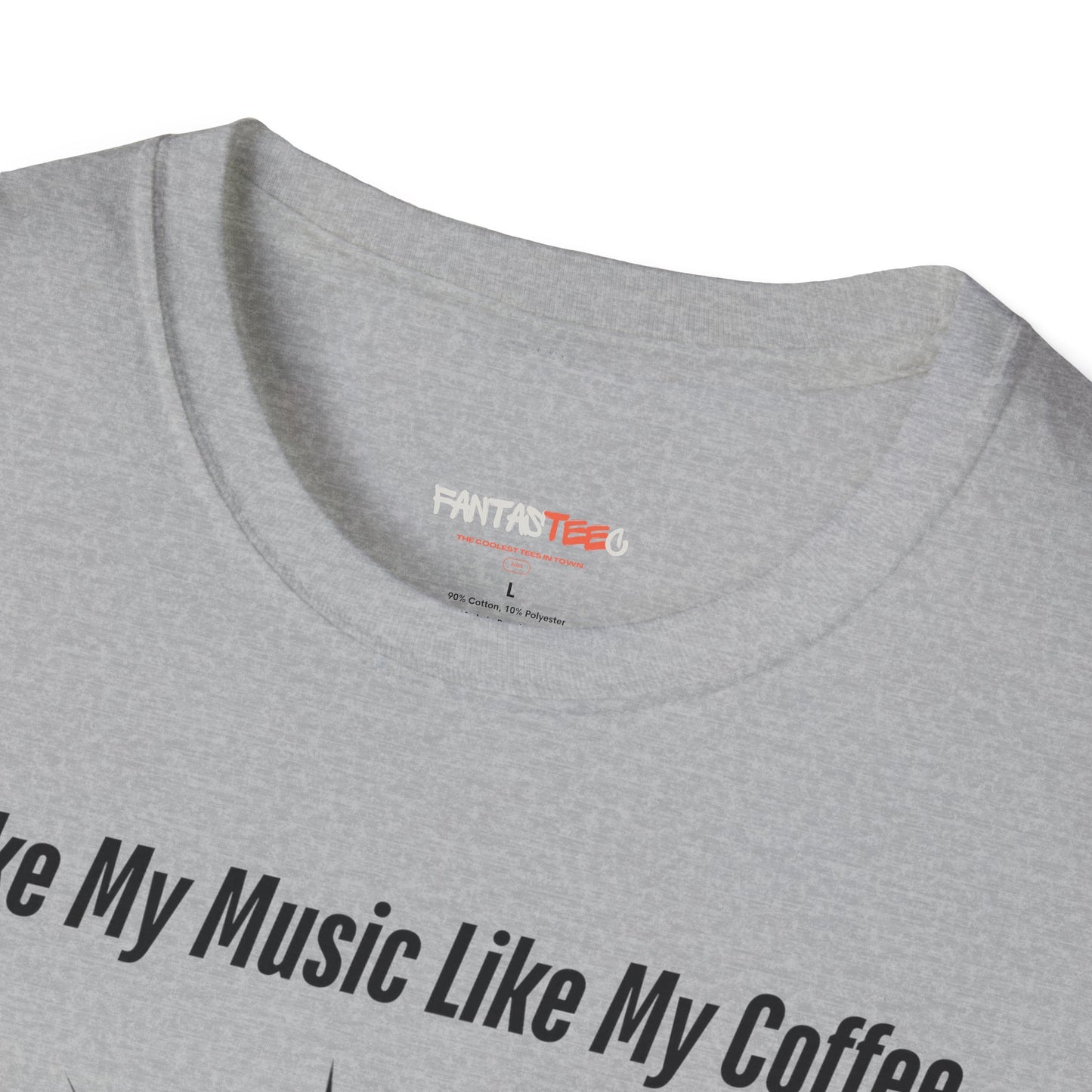 Rockin' Coffee Lover T-Shirt - Perfect Gift for Musicians, Coffee Enthusiasts, Birthdays, Music Festivals, Casual Wear