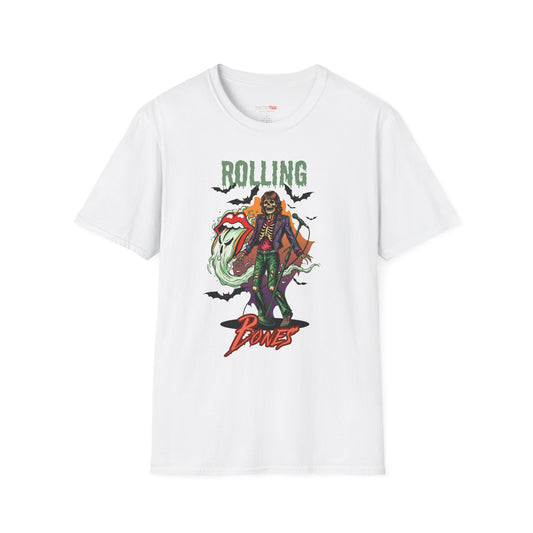 Rolling Bones Halloween Unisex softstyle T-Shirt