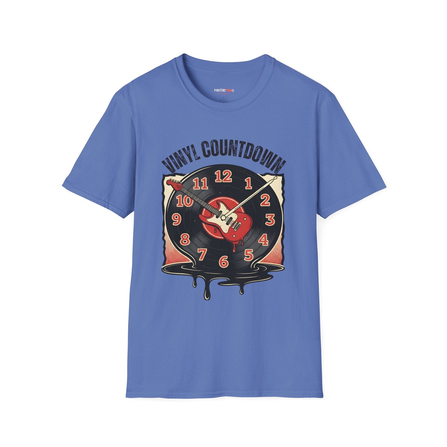 Vinyl Countdown T-Shirt, Music Lover Gift, Unisex Softstyle Tee, Vintage Vinyl Design, Perfect for Music Festivals, Casual Wear