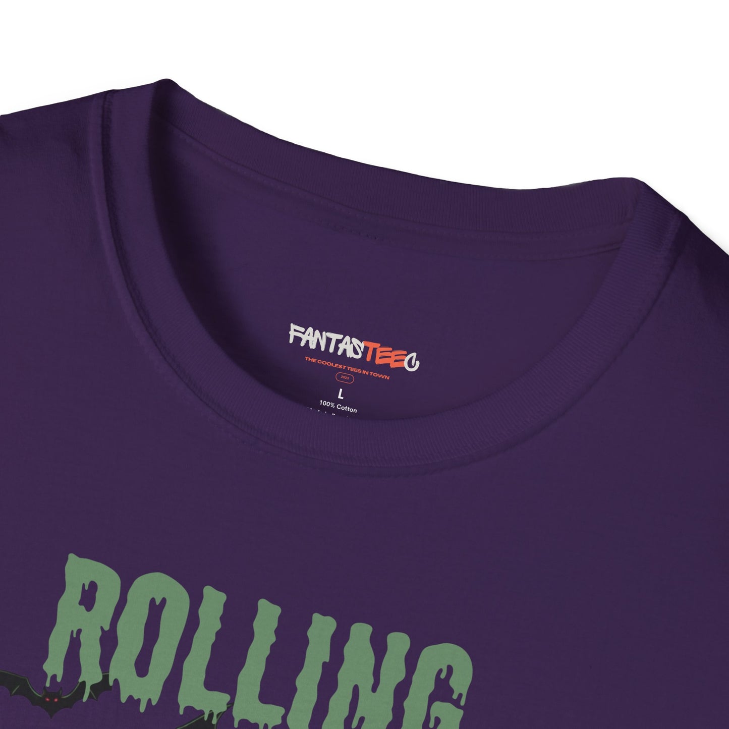 Rolling Bones Halloween Unisex softstyle T-Shirt