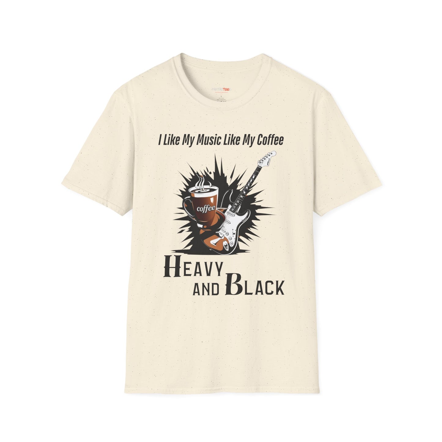 Rockin' Coffee Lover T-Shirt - Perfect Gift for Musicians, Coffee Enthusiasts, Birthdays, Music Festivals, Casual Wear