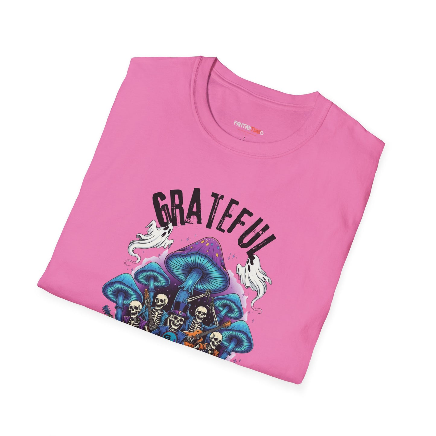Grateful Dead Inspired Unisex T-Shirt, Softstyle Tee for Music Lovers, Psychedelic Shirt, Festival Apparel, Unique Gift Idea