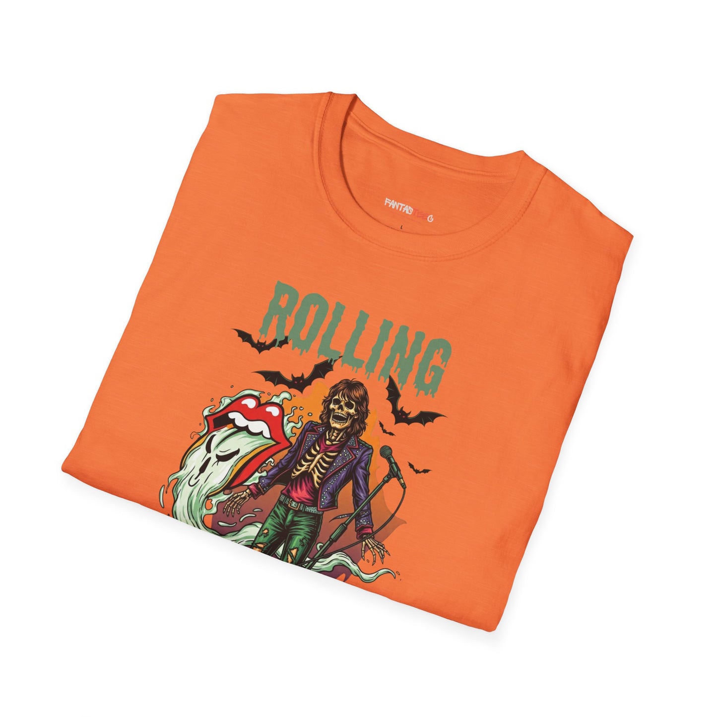 Rolling Bones Halloween Unisex softstyle T-Shirt