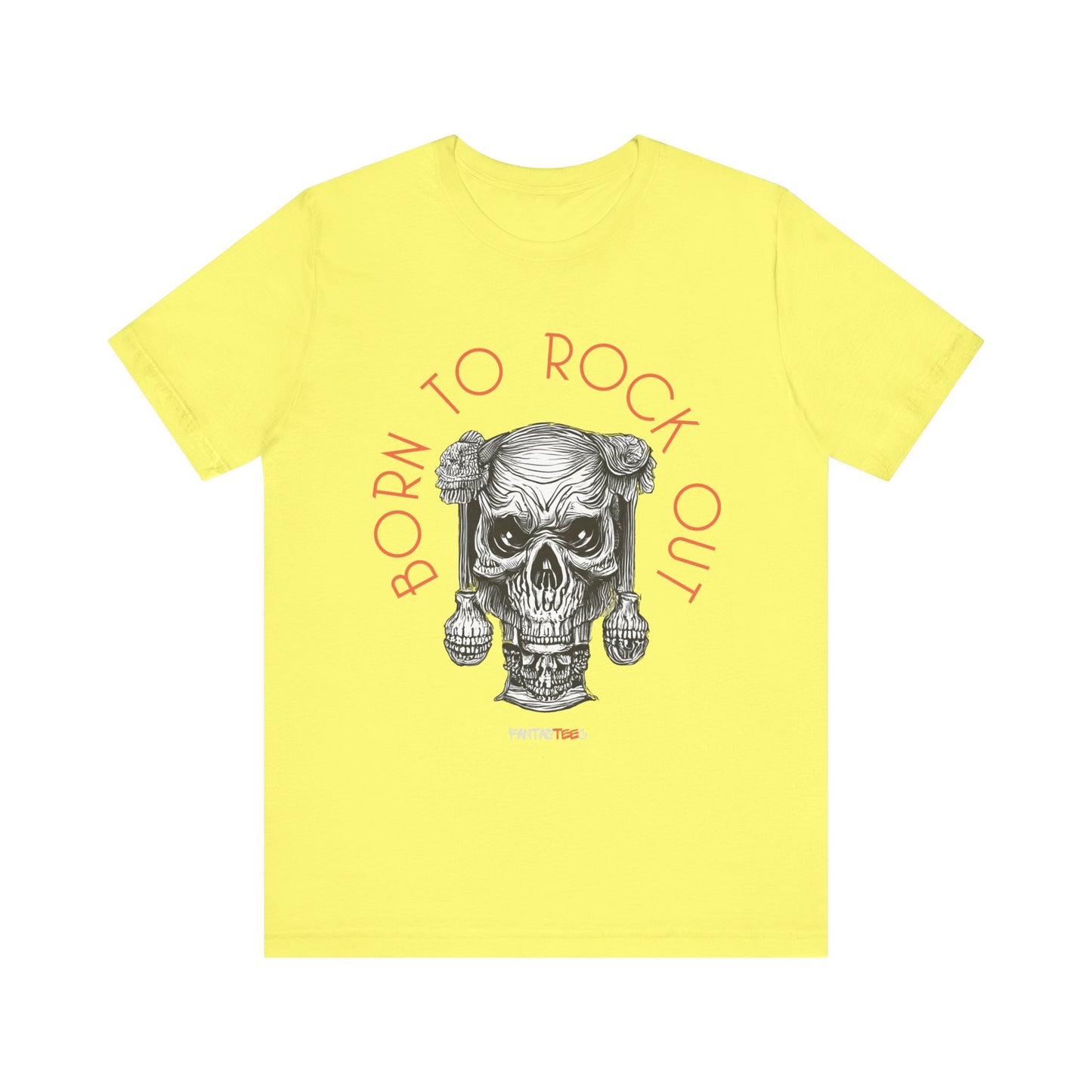 Born to Rock Out Skull Tee