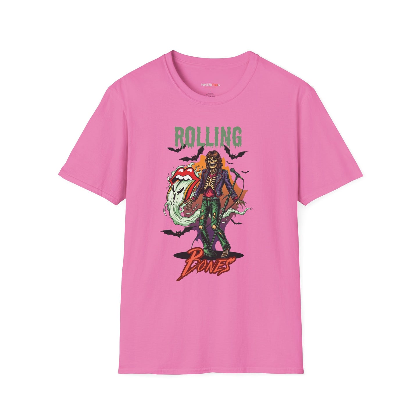 Rolling Bones Halloween Unisex softstyle T-Shirt