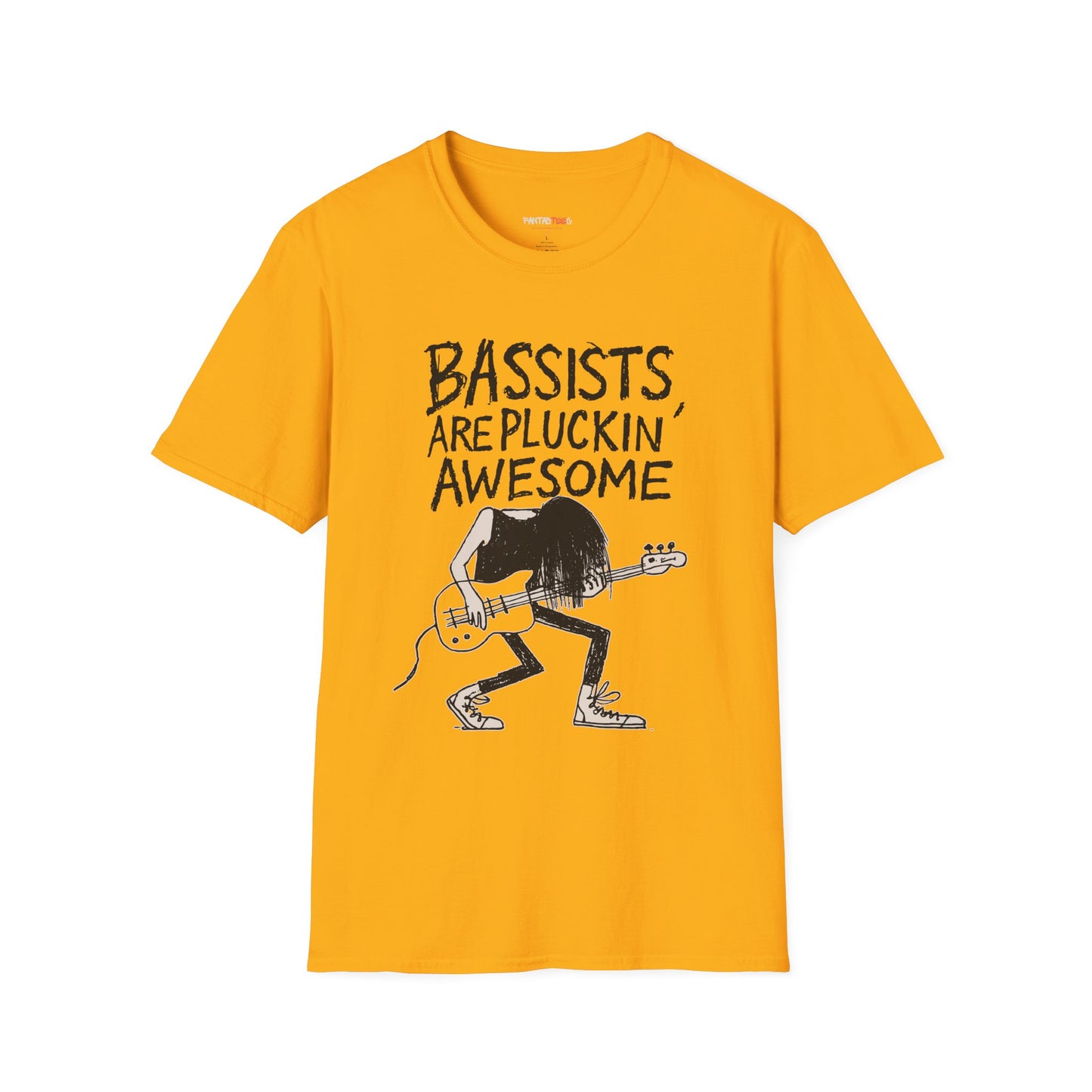 Bassists Are Pluckin' Awesome Unisex T-Shirt | Cool Music Gift | Funny Band Tee | Concert Wear | Music Lover Apparel | Birthday Gift