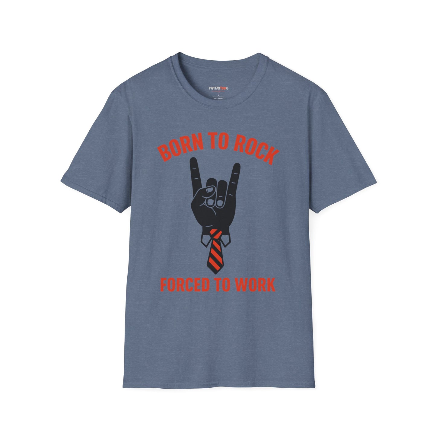 Rock and Roll T-Shirt - Born to Rock Forced to Work