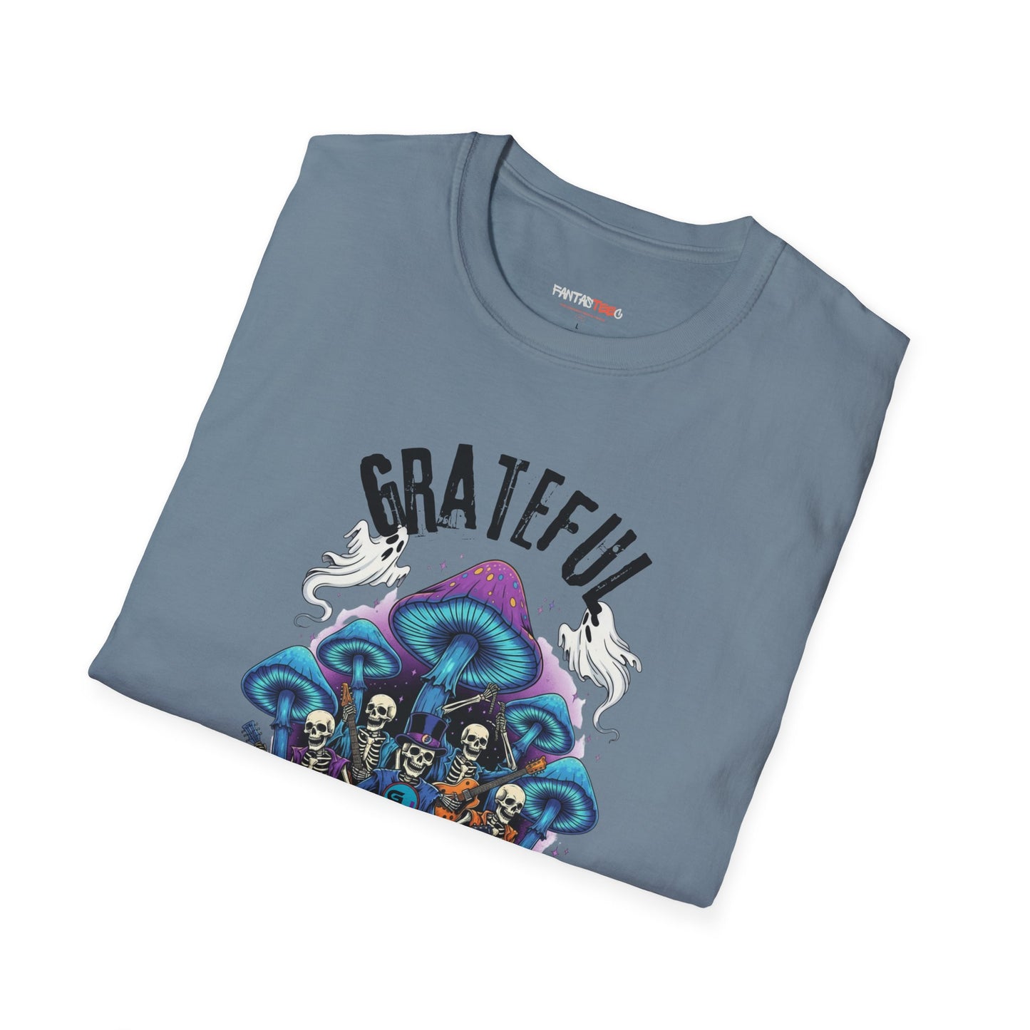 Grateful Dead Inspired Unisex T-Shirt, Softstyle Tee for Music Lovers, Psychedelic Shirt, Festival Apparel, Unique Gift Idea
