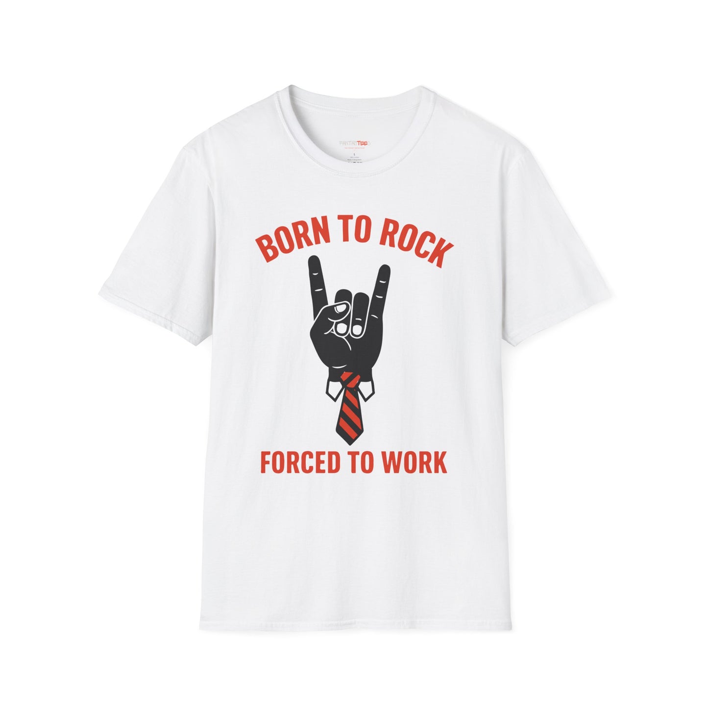 Rock and Roll T-Shirt - Born to Rock Forced to Work