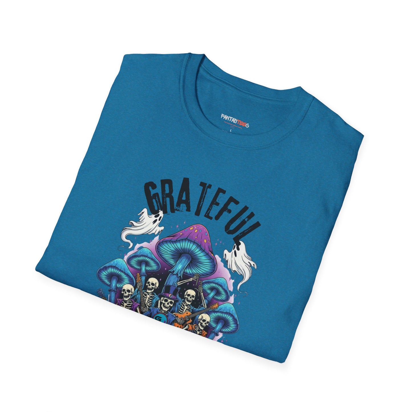 Grateful Dead Inspired Unisex T-Shirt, Softstyle Tee for Music Lovers, Psychedelic Shirt, Festival Apparel, Unique Gift Idea