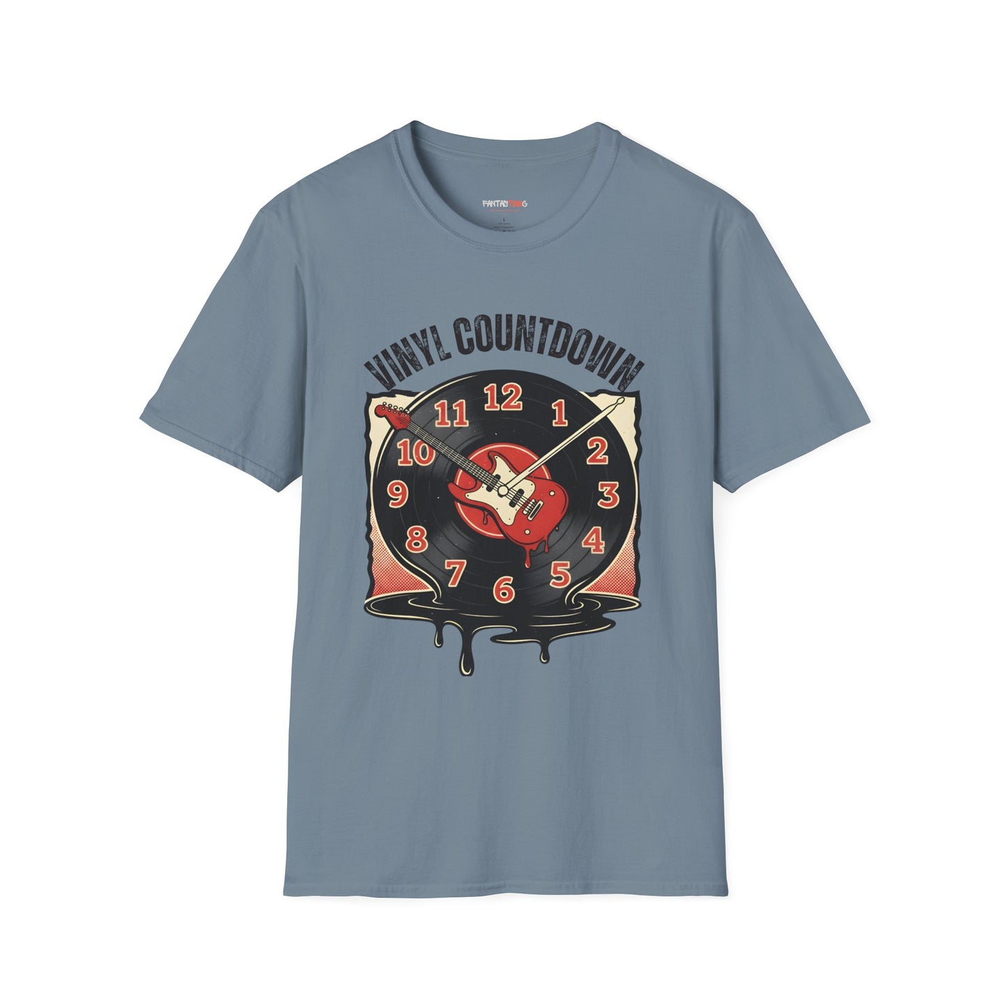 Vinyl Countdown T-Shirt, Music Lover Gift, Unisex Softstyle Tee, Vintage Vinyl Design, Perfect for Music Festivals, Casual Wear