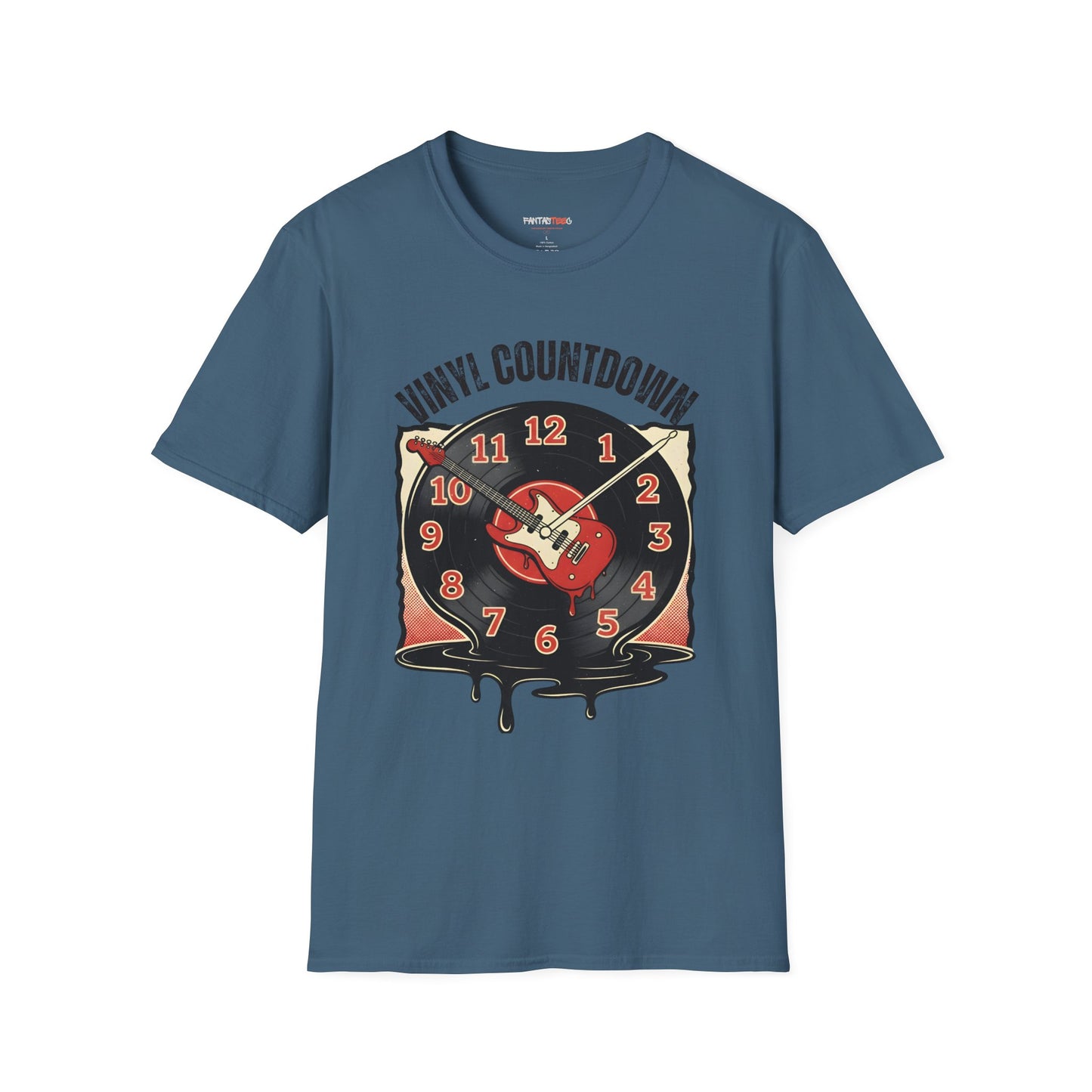 Vinyl Countdown T-Shirt, Music Lover Gift, Unisex Softstyle Tee, Vintage Vinyl Design, Perfect for Music Festivals, Casual Wear