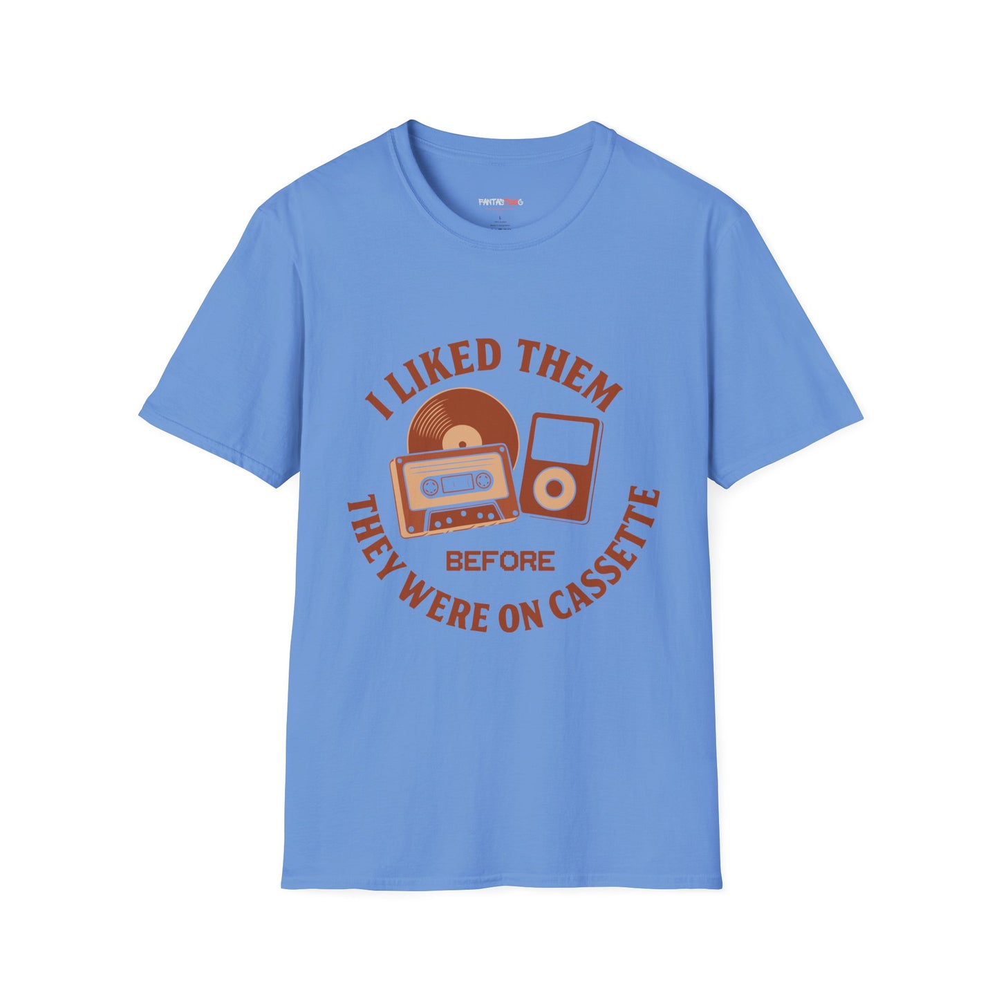 I Liked Them Before They Were on Cassette, Unisex Tee, Gift for Music Fans, Vintage Style Shirt