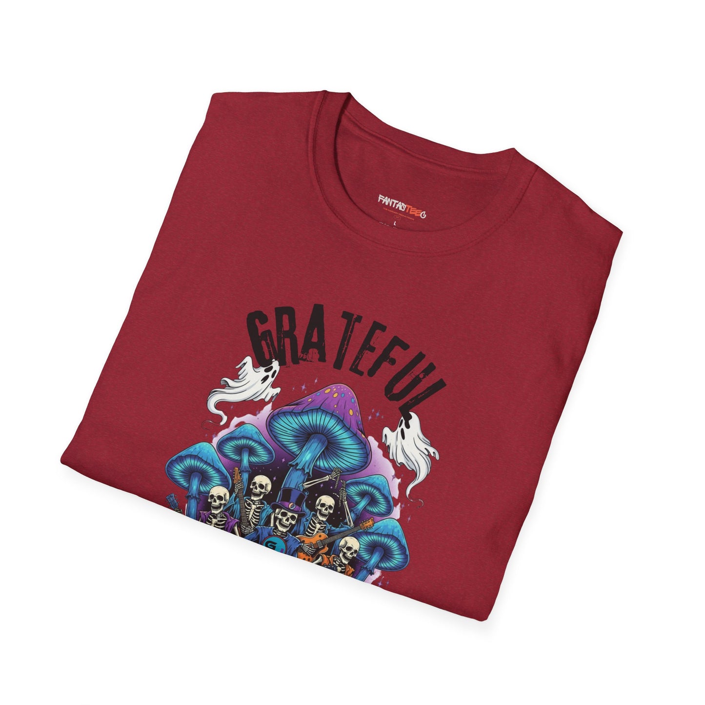 Grateful Dead Inspired Unisex T-Shirt, Softstyle Tee for Music Lovers, Psychedelic Shirt, Festival Apparel, Unique Gift Idea