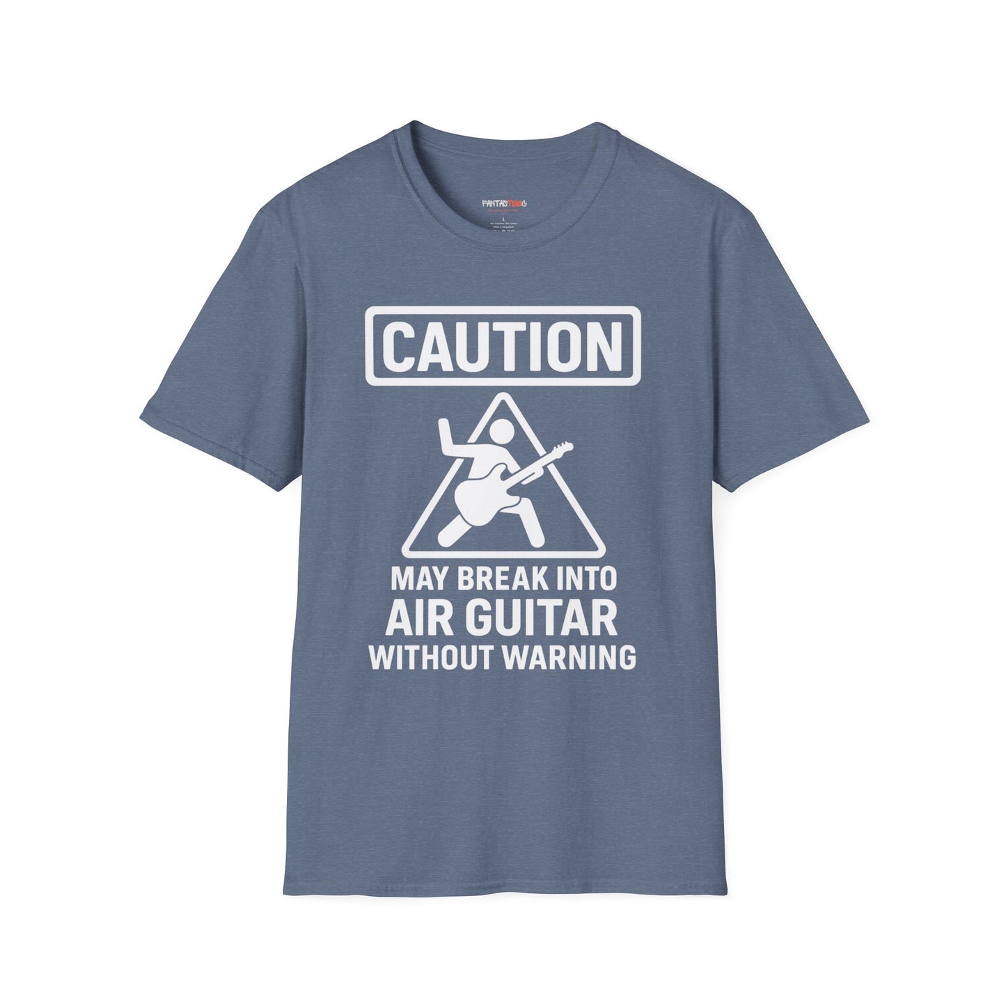 Caution Air Guitar T-Shirt