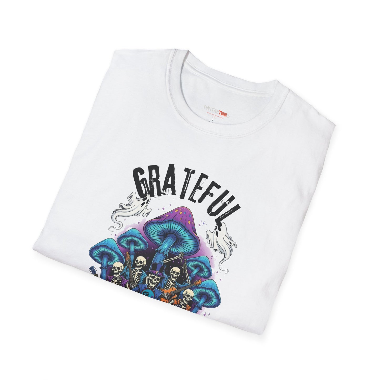 Grateful Dead Inspired Unisex T-Shirt, Softstyle Tee for Music Lovers, Psychedelic Shirt, Festival Apparel, Unique Gift Idea