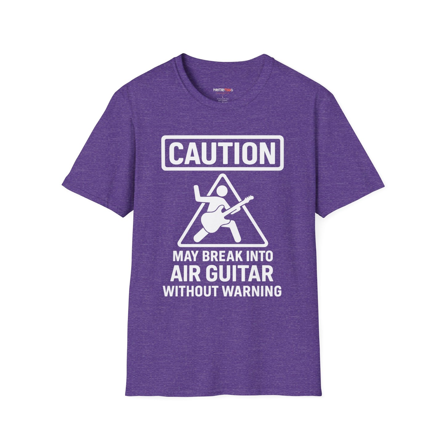 Caution Air Guitar T-Shirt