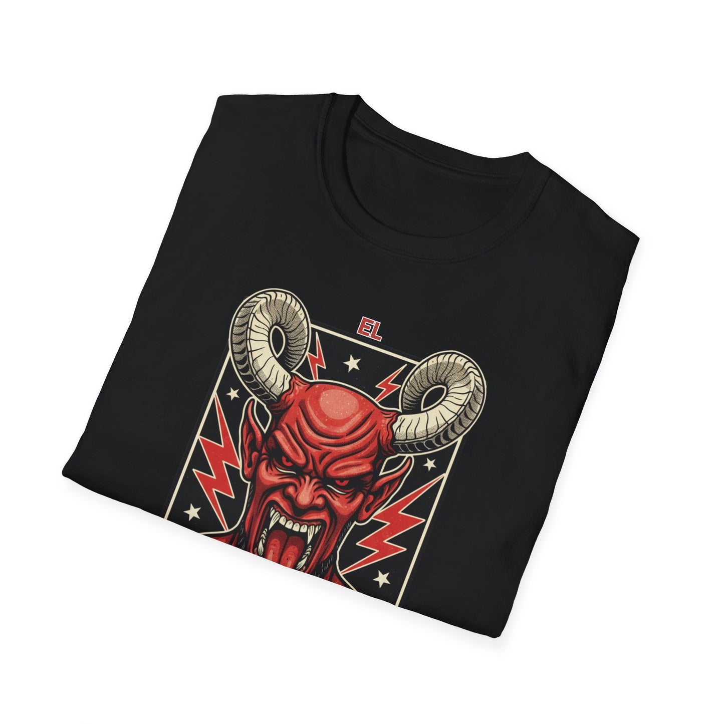 Diablo Graphic T-Shirt - Unisex Softstyle Tee for Music Lovers, Halloween Costume, Unique Gift, Vintage Style, Casual Wear