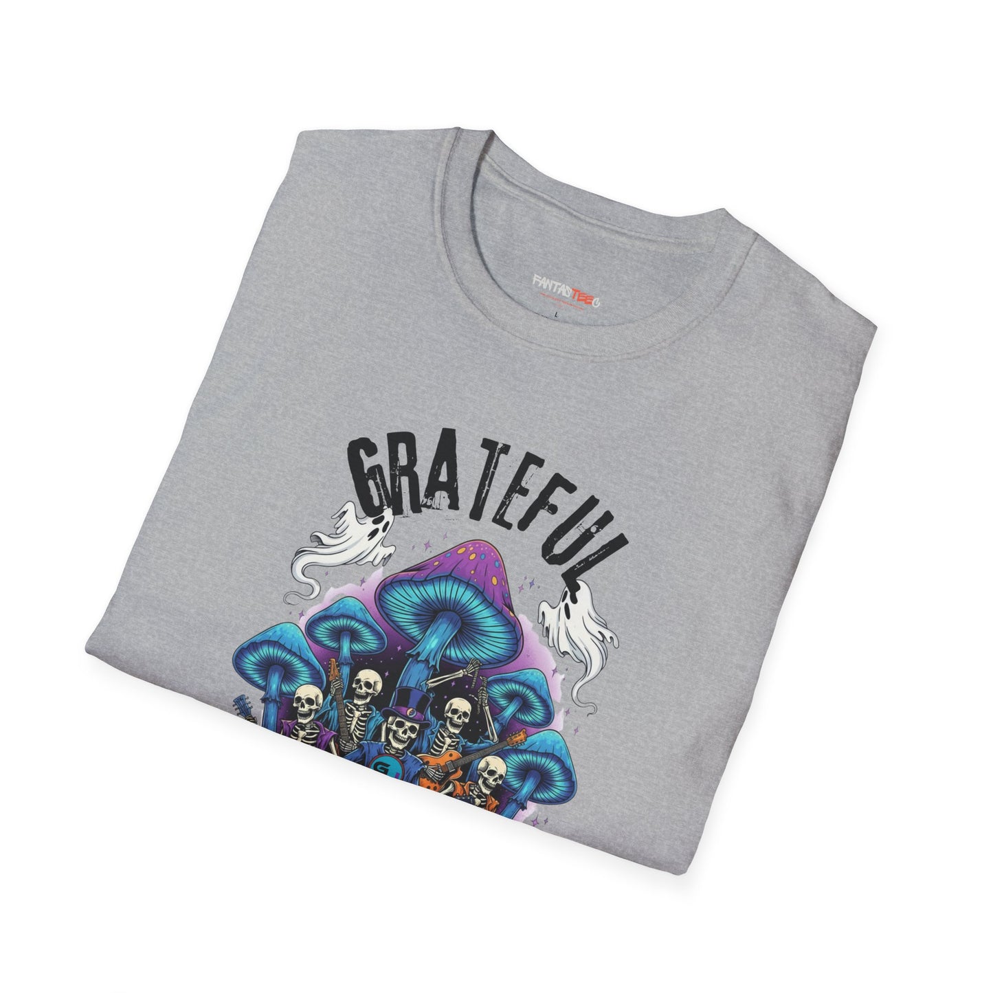 Grateful Dead Inspired Unisex T-Shirt, Softstyle Tee for Music Lovers, Psychedelic Shirt, Festival Apparel, Unique Gift Idea