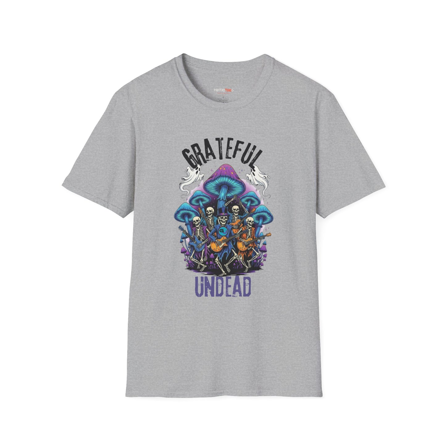 Grateful Dead Inspired Unisex T-Shirt, Softstyle Tee for Music Lovers, Psychedelic Shirt, Festival Apparel, Unique Gift Idea