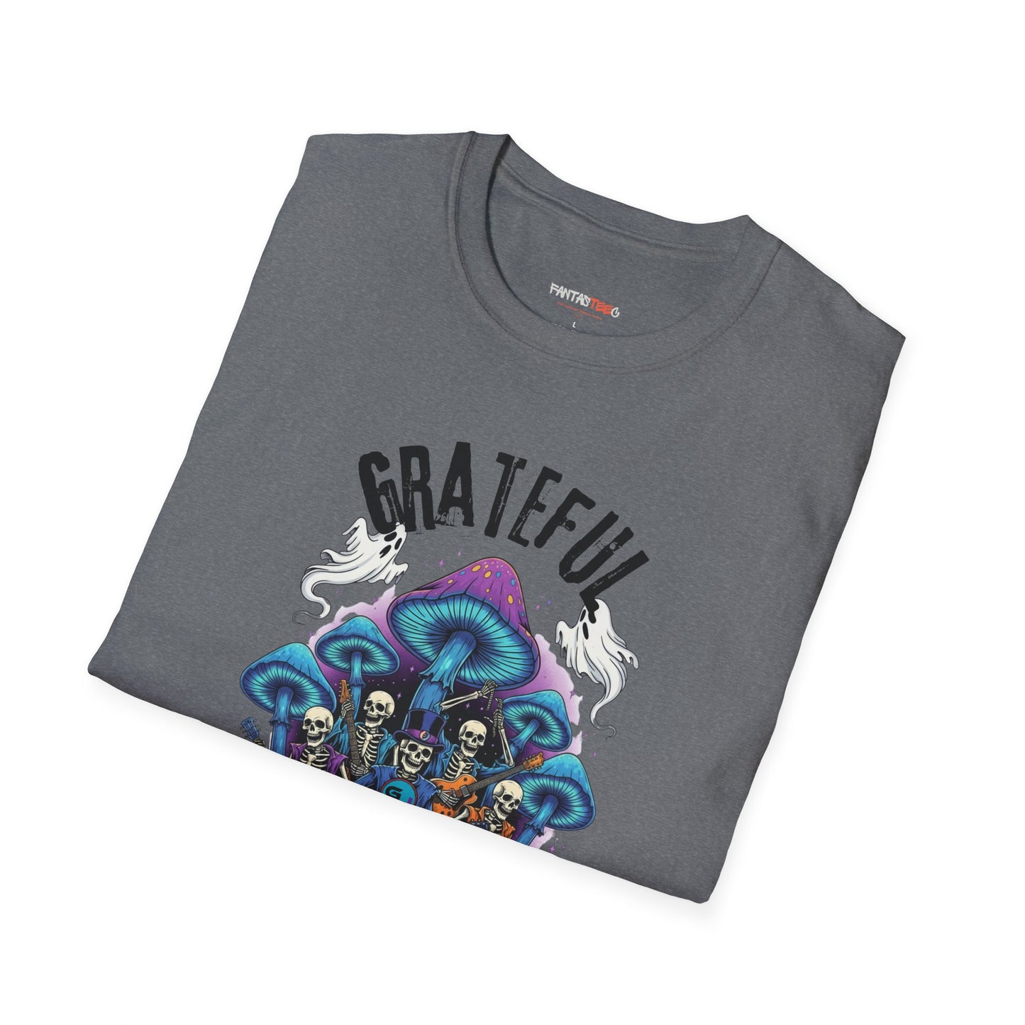 Grateful Dead Inspired Unisex T-Shirt, Softstyle Tee for Music Lovers, Psychedelic Shirt, Festival Apparel, Unique Gift Idea