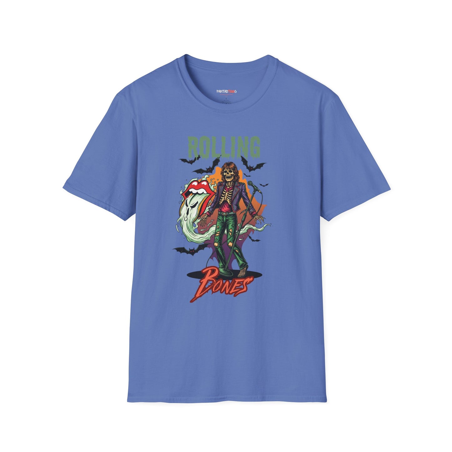 Rolling Bones Halloween Unisex softstyle T-Shirt