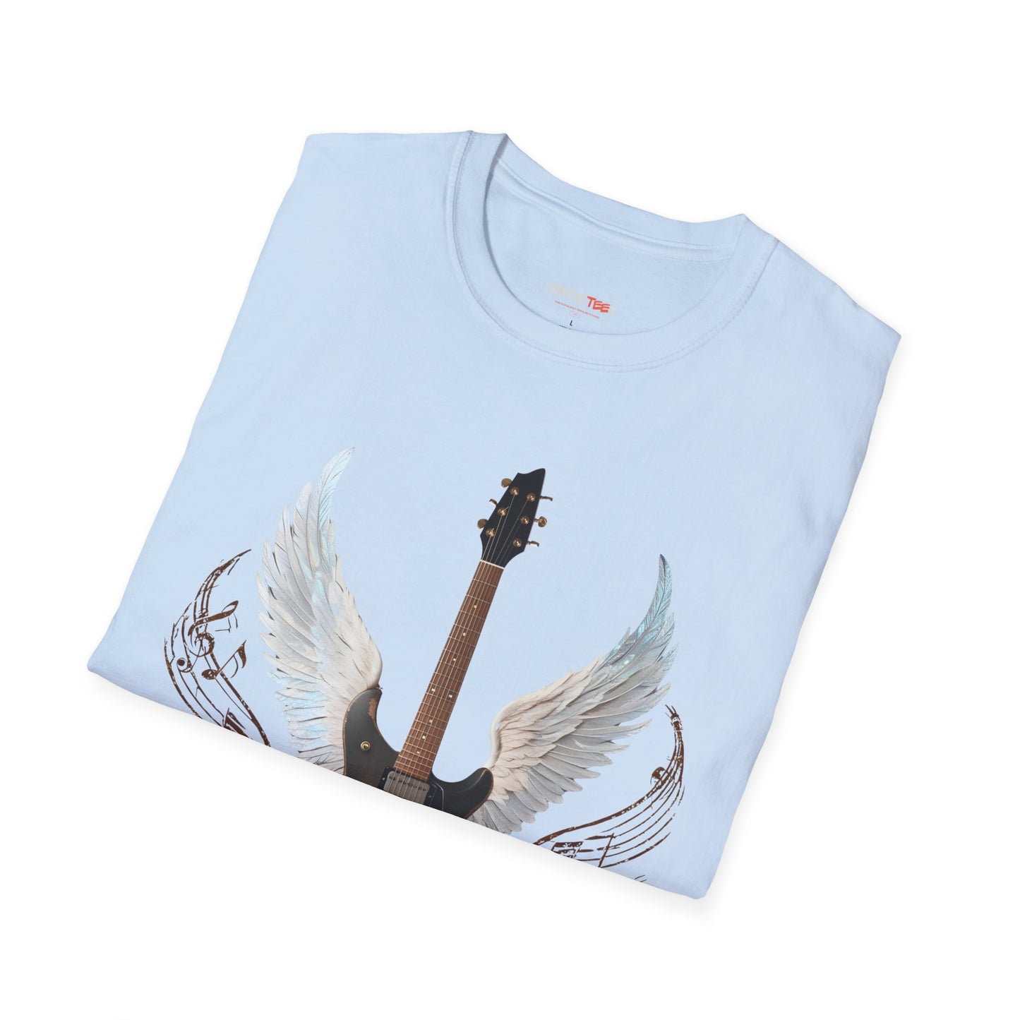 Winged Guitar Unisex T-Shirt, Music Lover Gift, Rock Band Merch, Casual Wear, Concert Outfit, Vintage Style