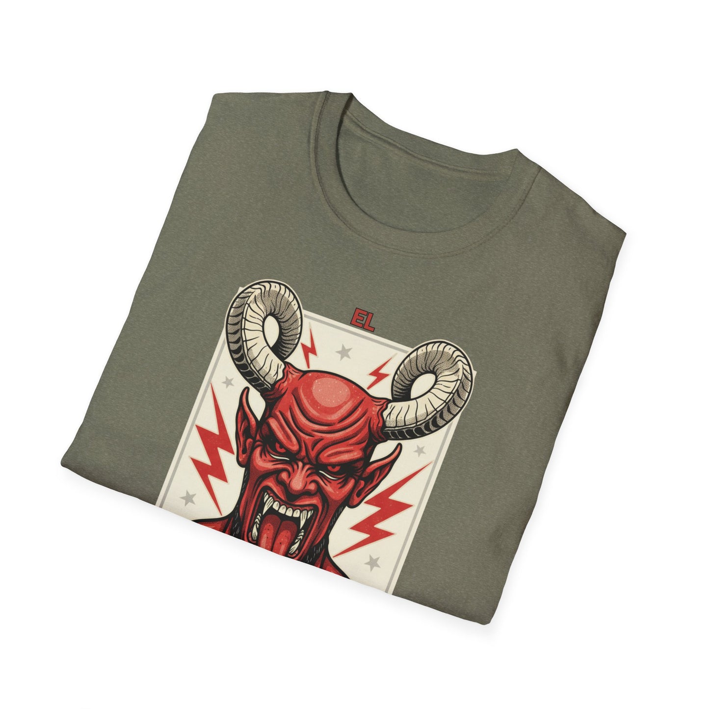 Diablo Graphic T-Shirt - Unisex Softstyle Tee for Music Lovers, Halloween Costume, Unique Gift, Vintage Style, Casual Wear