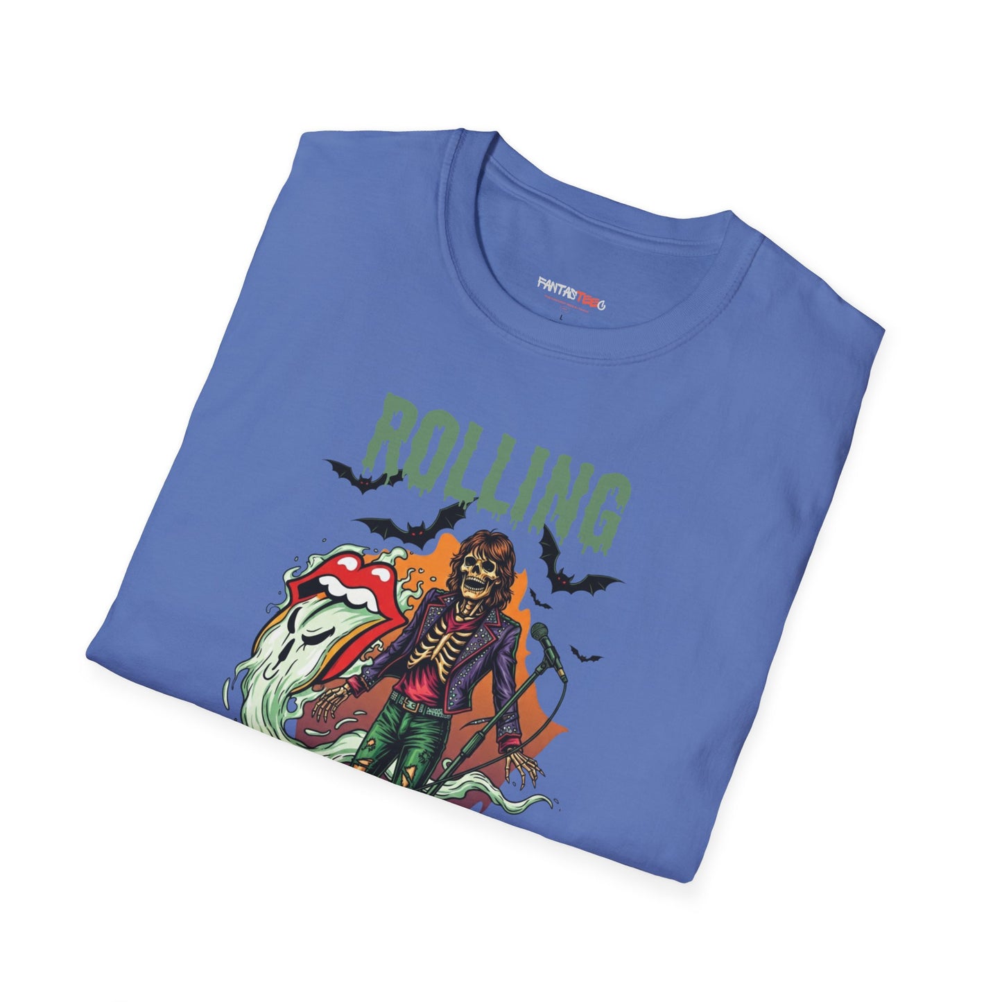 Rolling Bones Halloween Unisex softstyle T-Shirt