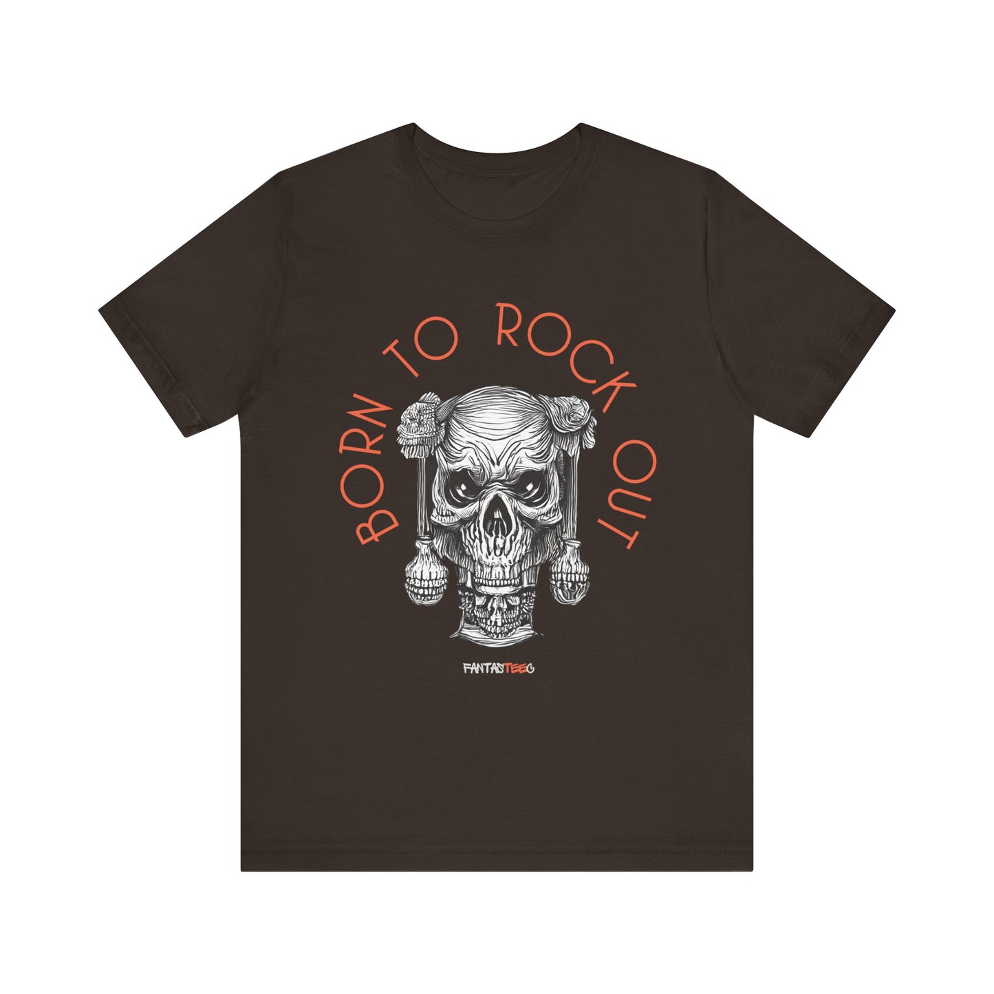 Born to Rock Out Skull Tee