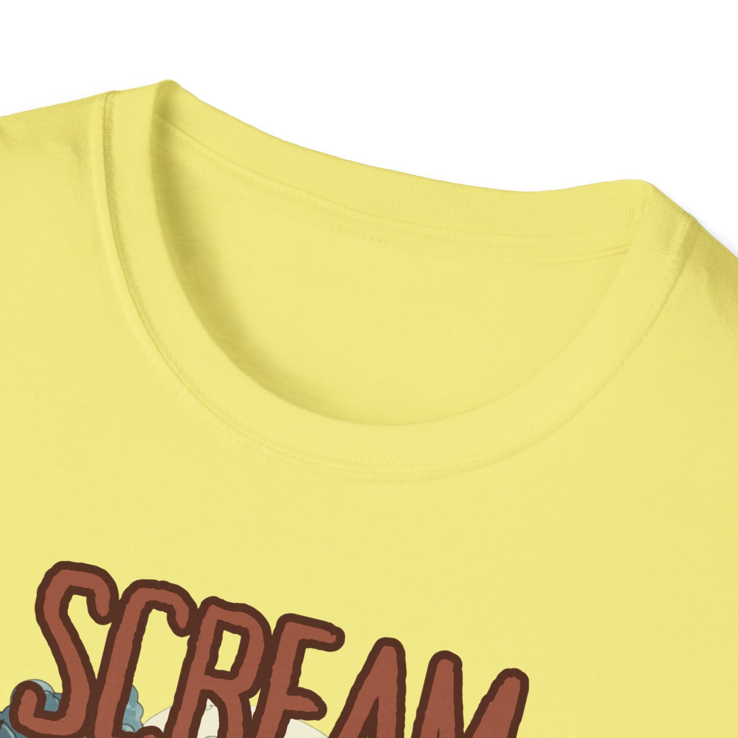 Halloween Themed Unisex T-Shirt, Casual Graphic Tee, Fall Fashion, Perfect for Costume Parties, Scream Day Celebration, Unique Gift Idea