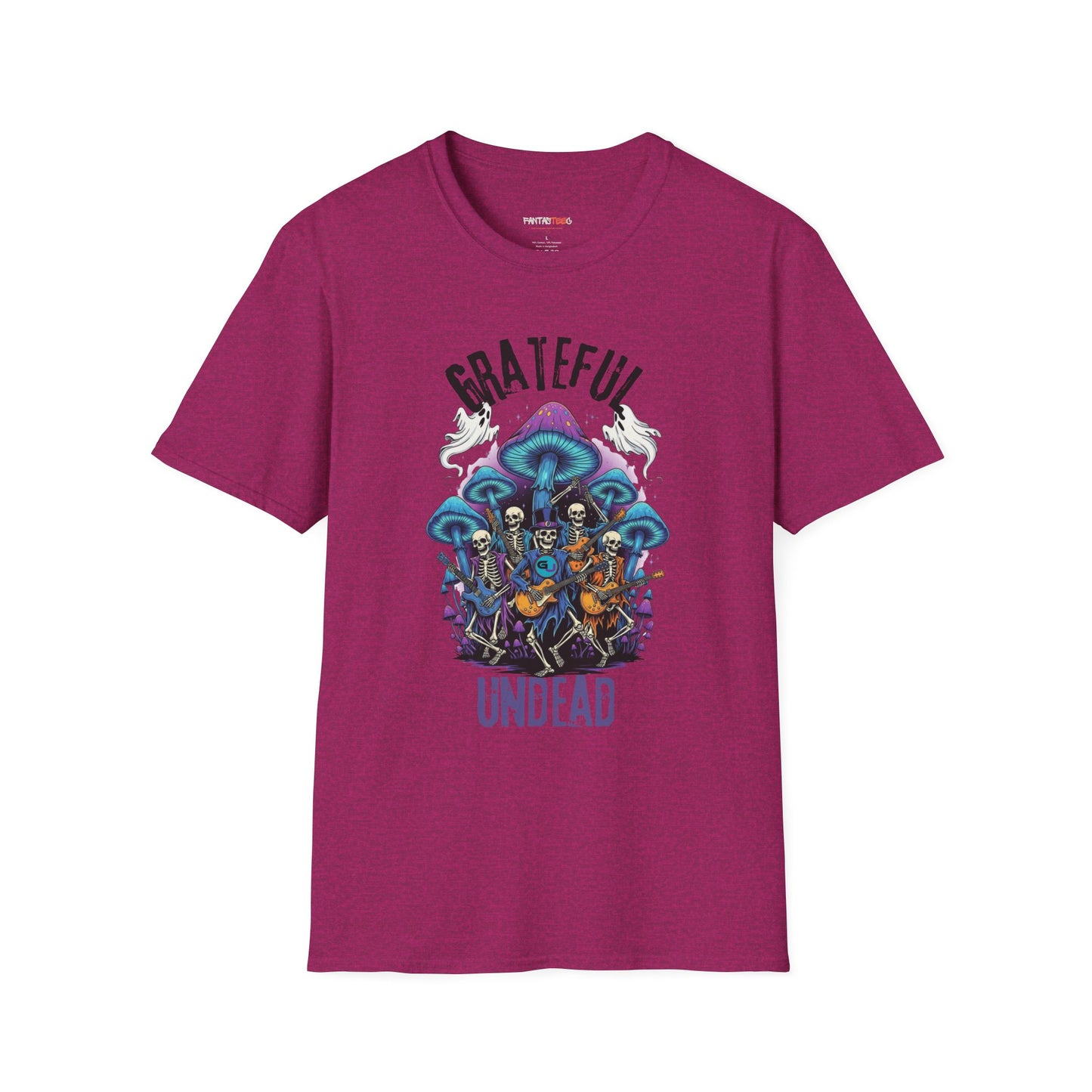 Grateful Dead Inspired Unisex T-Shirt, Softstyle Tee for Music Lovers, Psychedelic Shirt, Festival Apparel, Unique Gift Idea