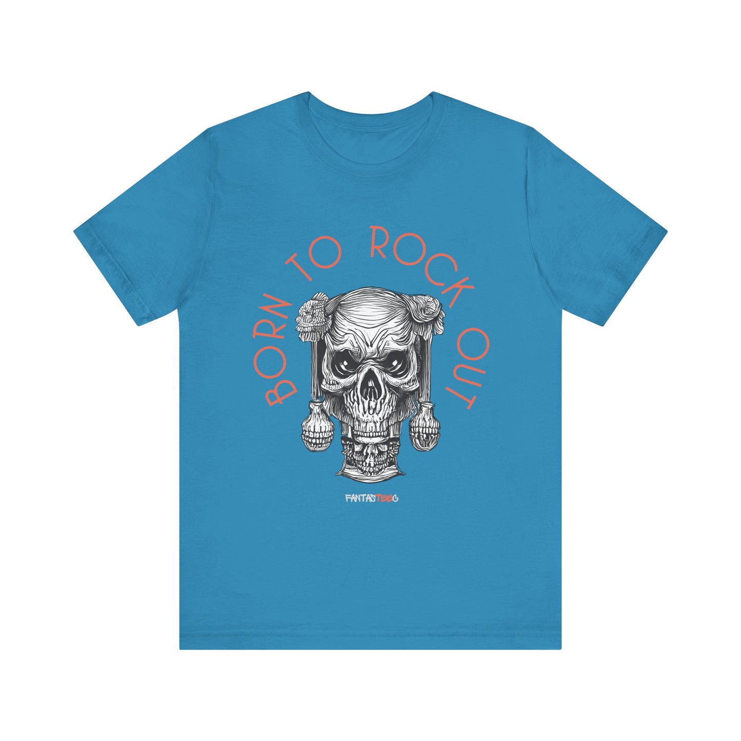 Born to Rock Out Skull Tee