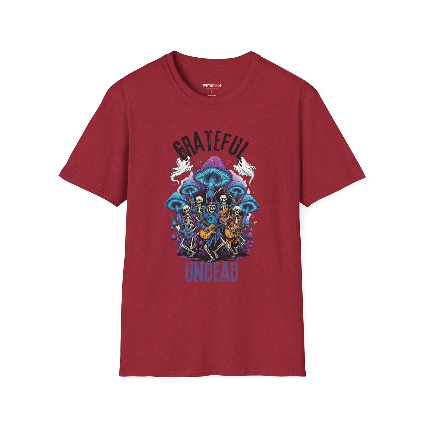 Grateful Dead Inspired Unisex T-Shirt, Softstyle Tee for Music Lovers, Psychedelic Shirt, Festival Apparel, Unique Gift Idea