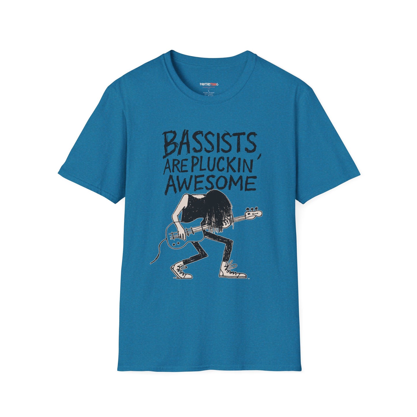 Bassists Are Pluckin' Awesome Unisex T-Shirt | Cool Music Gift | Funny Band Tee | Concert Wear | Music Lover Apparel | Birthday Gift