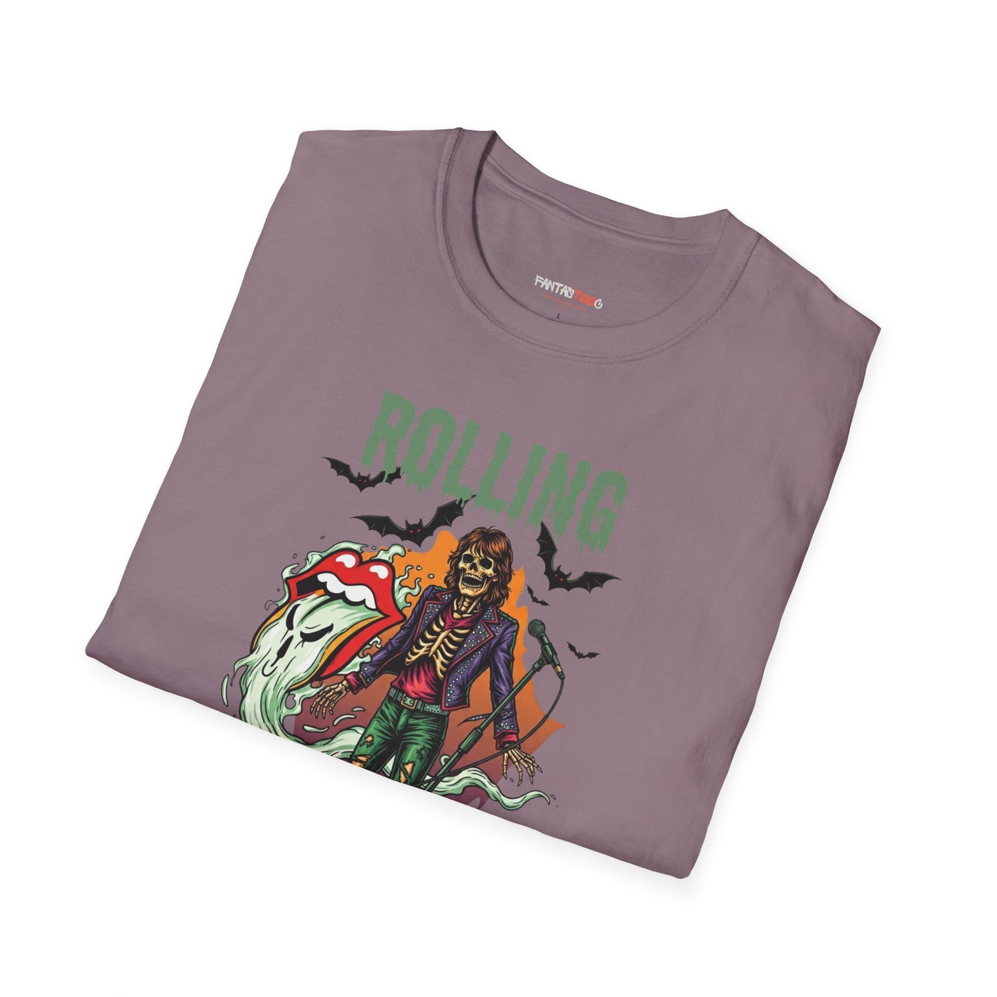 Rolling Bones Halloween Unisex softstyle T-Shirt