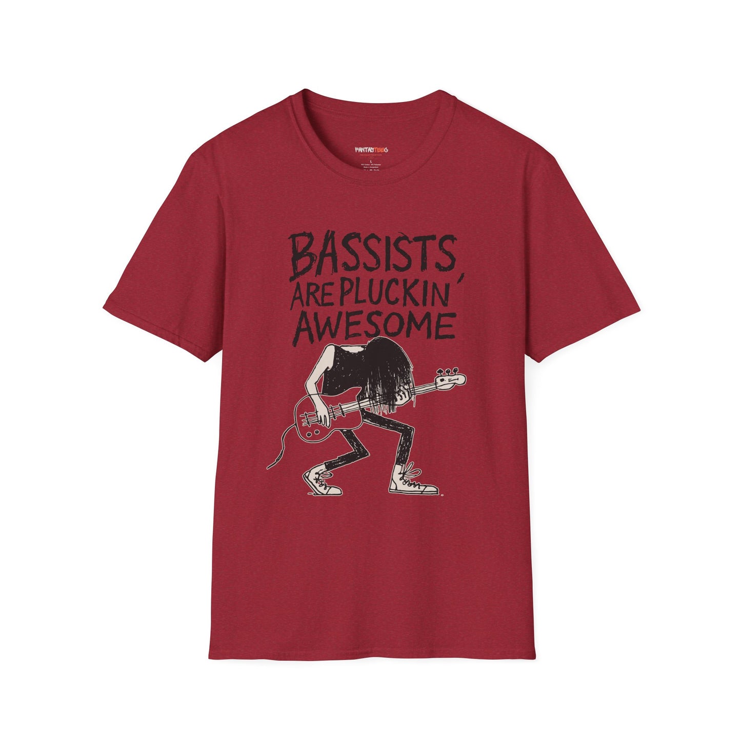 Bassists Are Pluckin' Awesome Unisex T-Shirt | Cool Music Gift | Funny Band Tee | Concert Wear | Music Lover Apparel | Birthday Gift