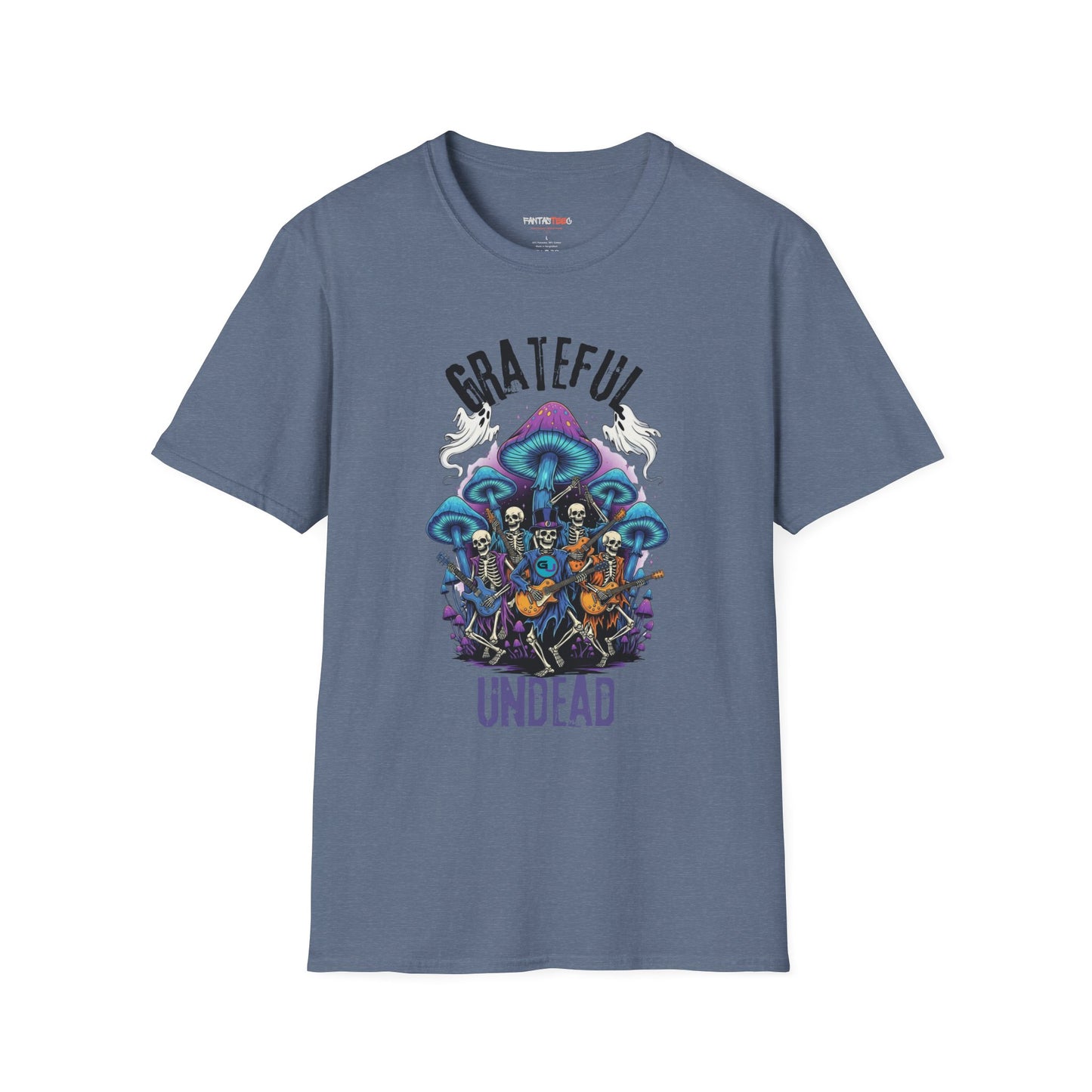 Grateful Dead Inspired Unisex T-Shirt, Softstyle Tee for Music Lovers, Psychedelic Shirt, Festival Apparel, Unique Gift Idea