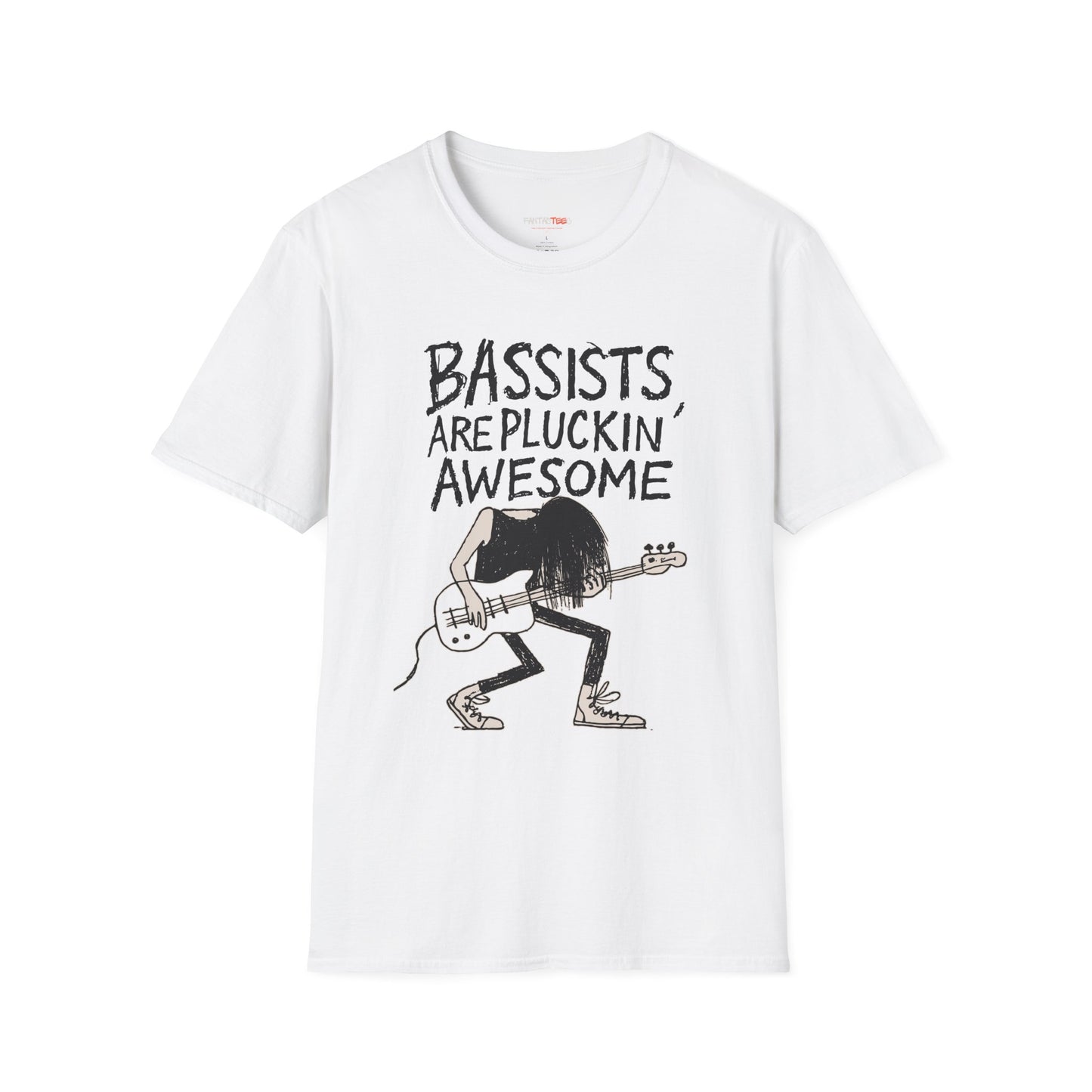 Bassists Are Pluckin' Awesome Unisex T-Shirt | Cool Music Gift | Funny Band Tee | Concert Wear | Music Lover Apparel | Birthday Gift