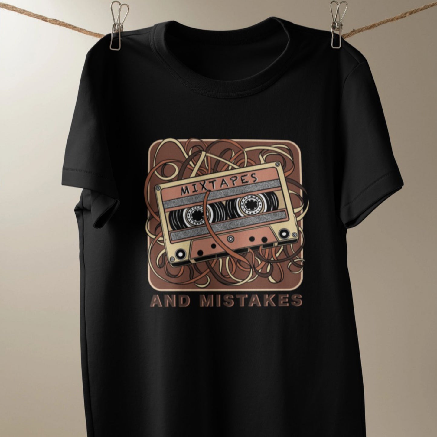 Retro Mixtapes and Mistakes T-Shirt